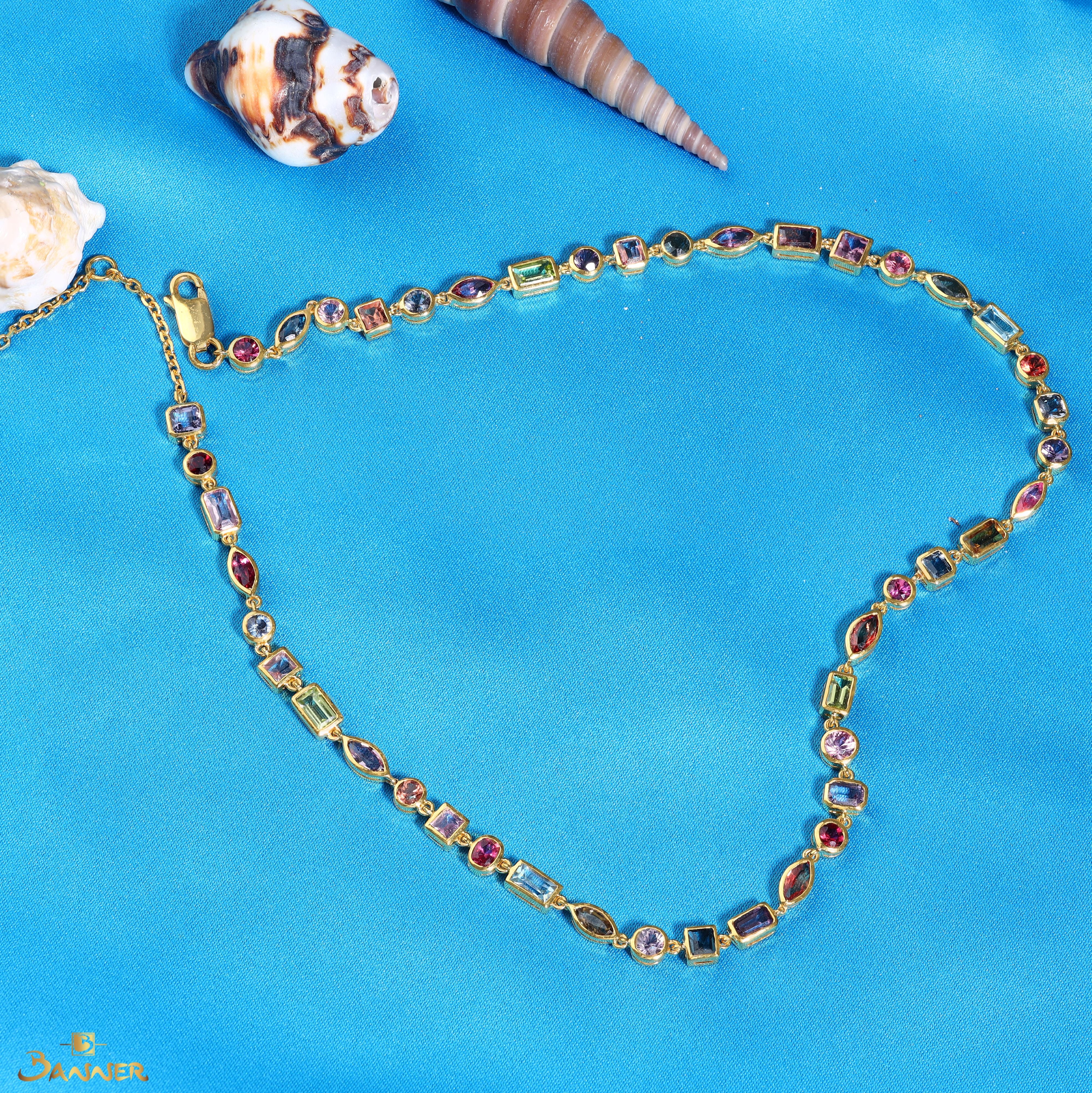 Multi-Colored Spinel Necklace