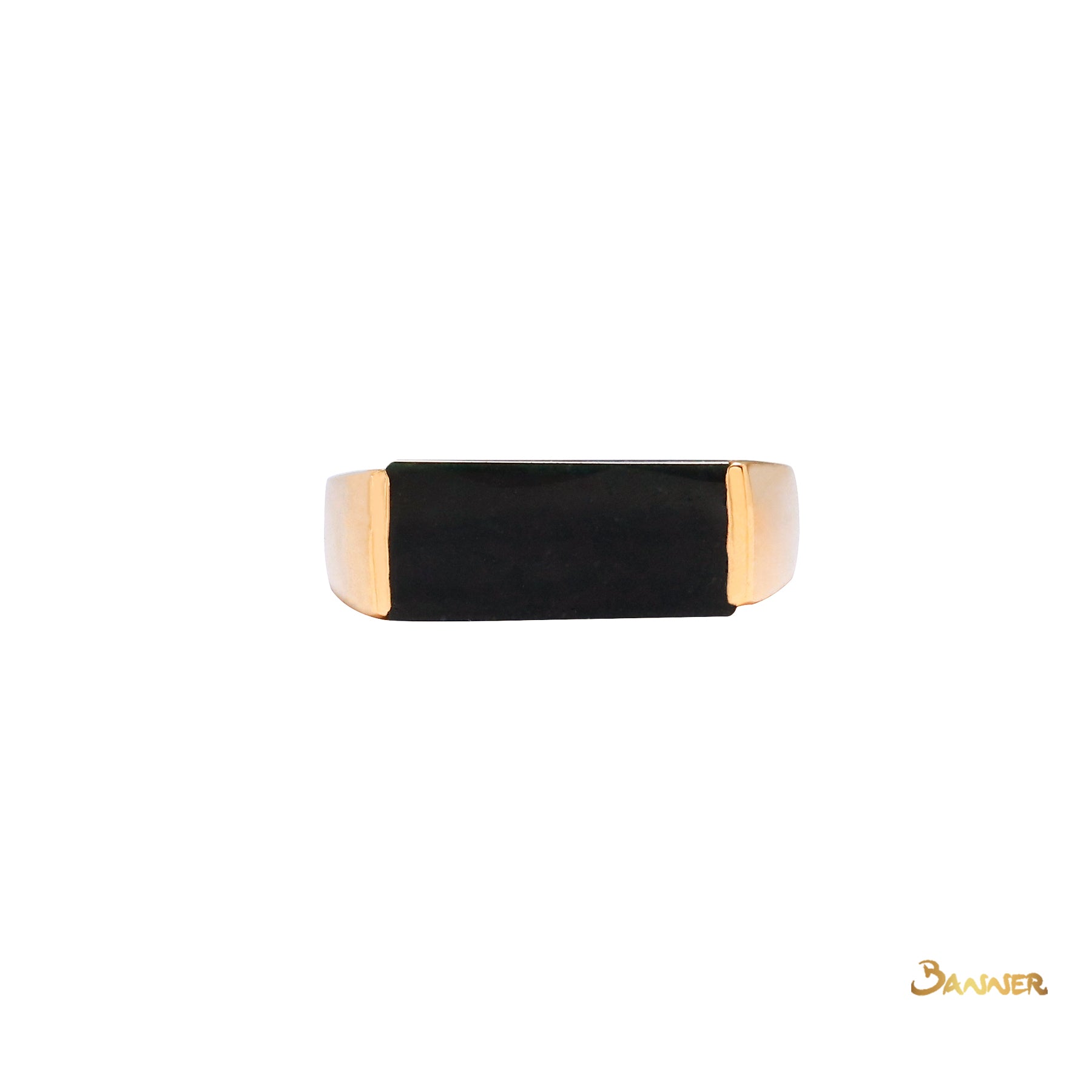 Black Jade Men's Ring