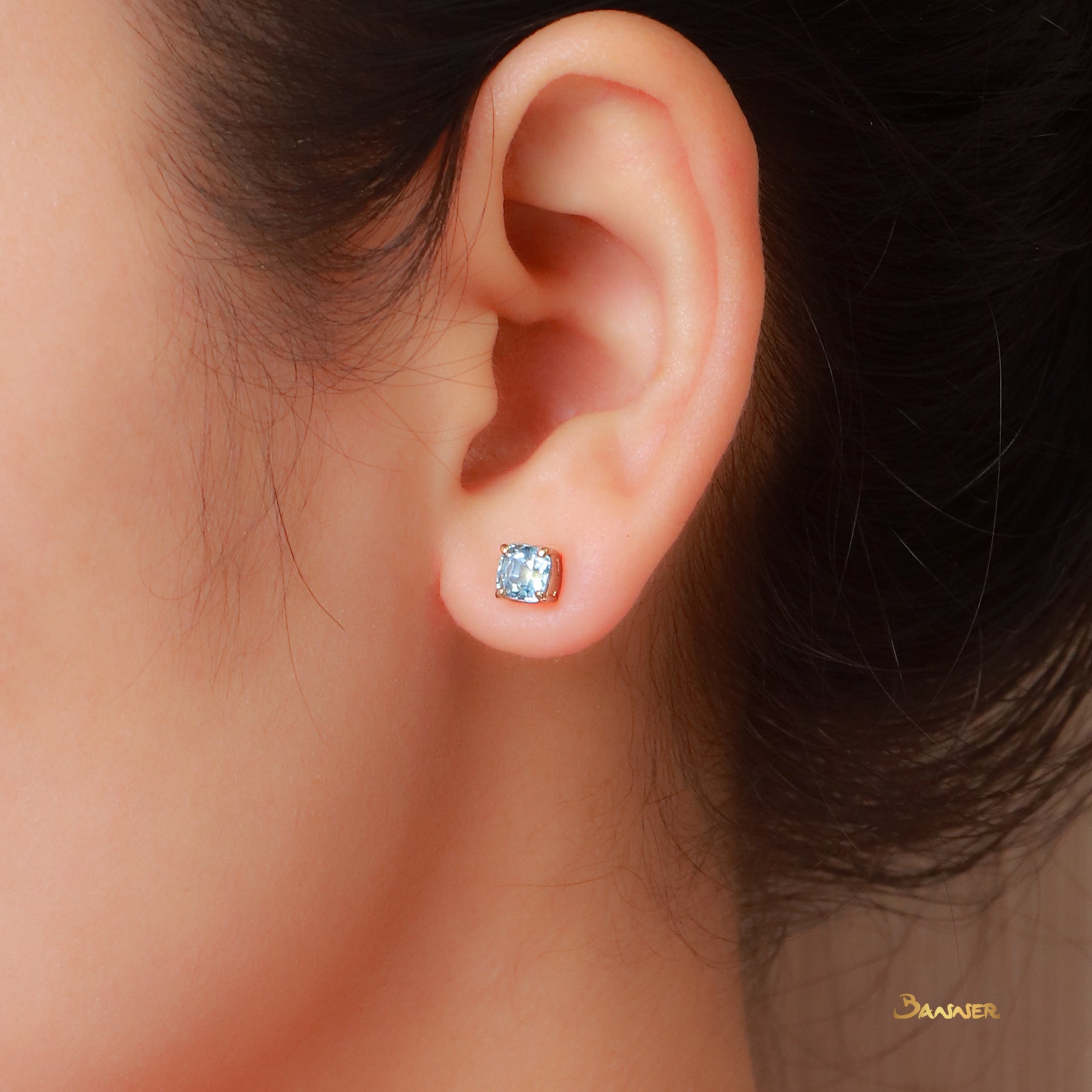 Blue Topaz and Diamond Dream Catcher Earrings