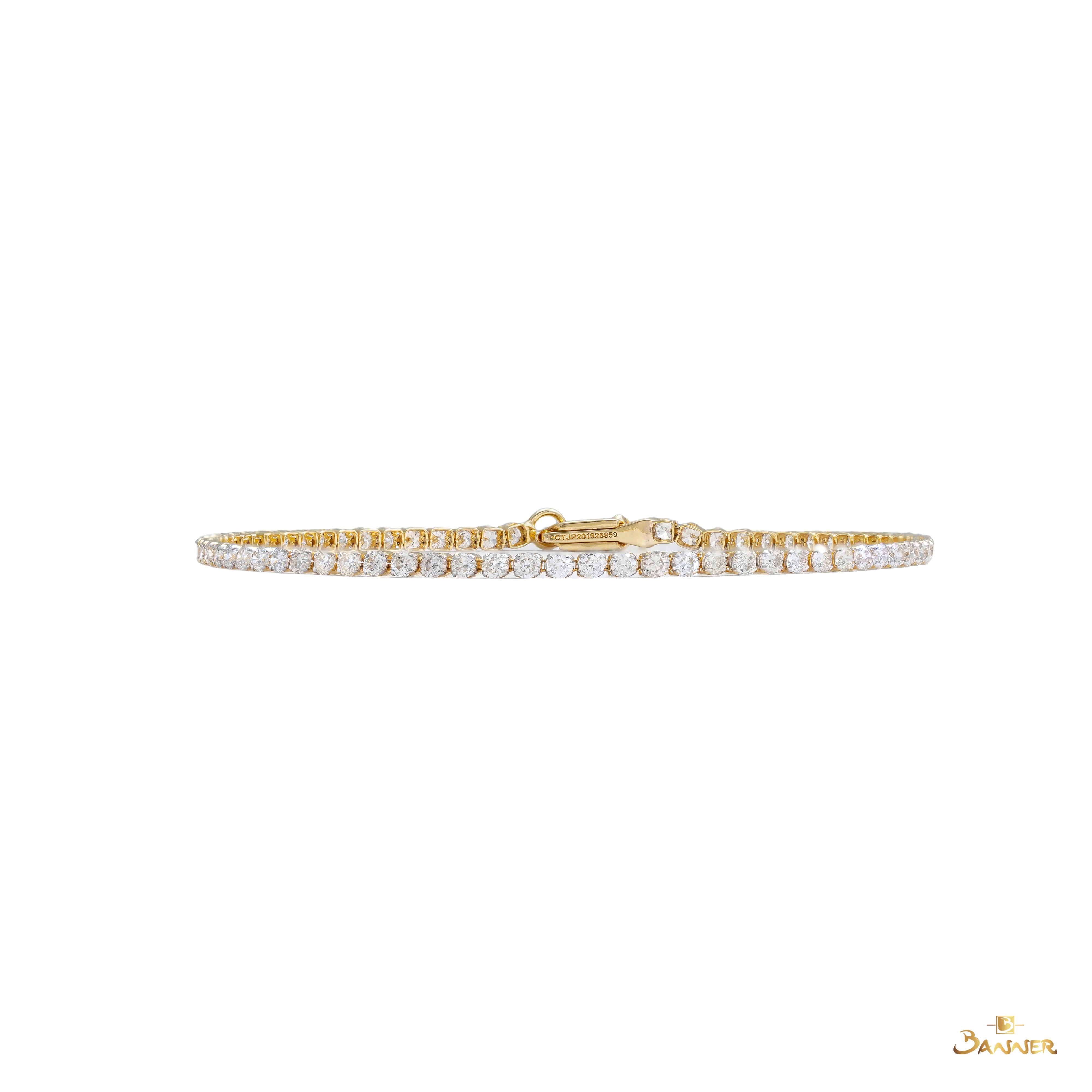 Diamond Tennis Bracelet (Yellow Gold)