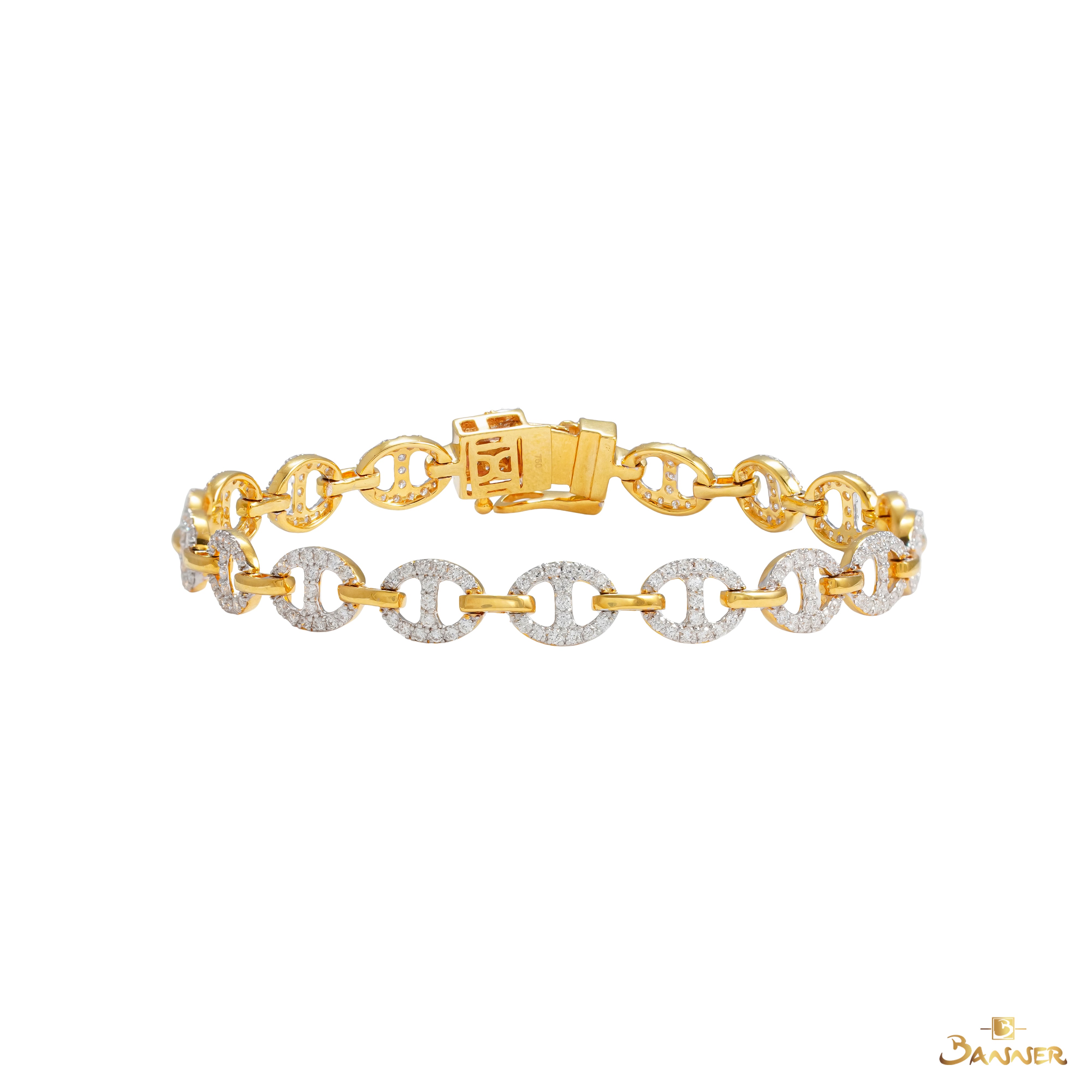 Diamond Chain-link Bracelet