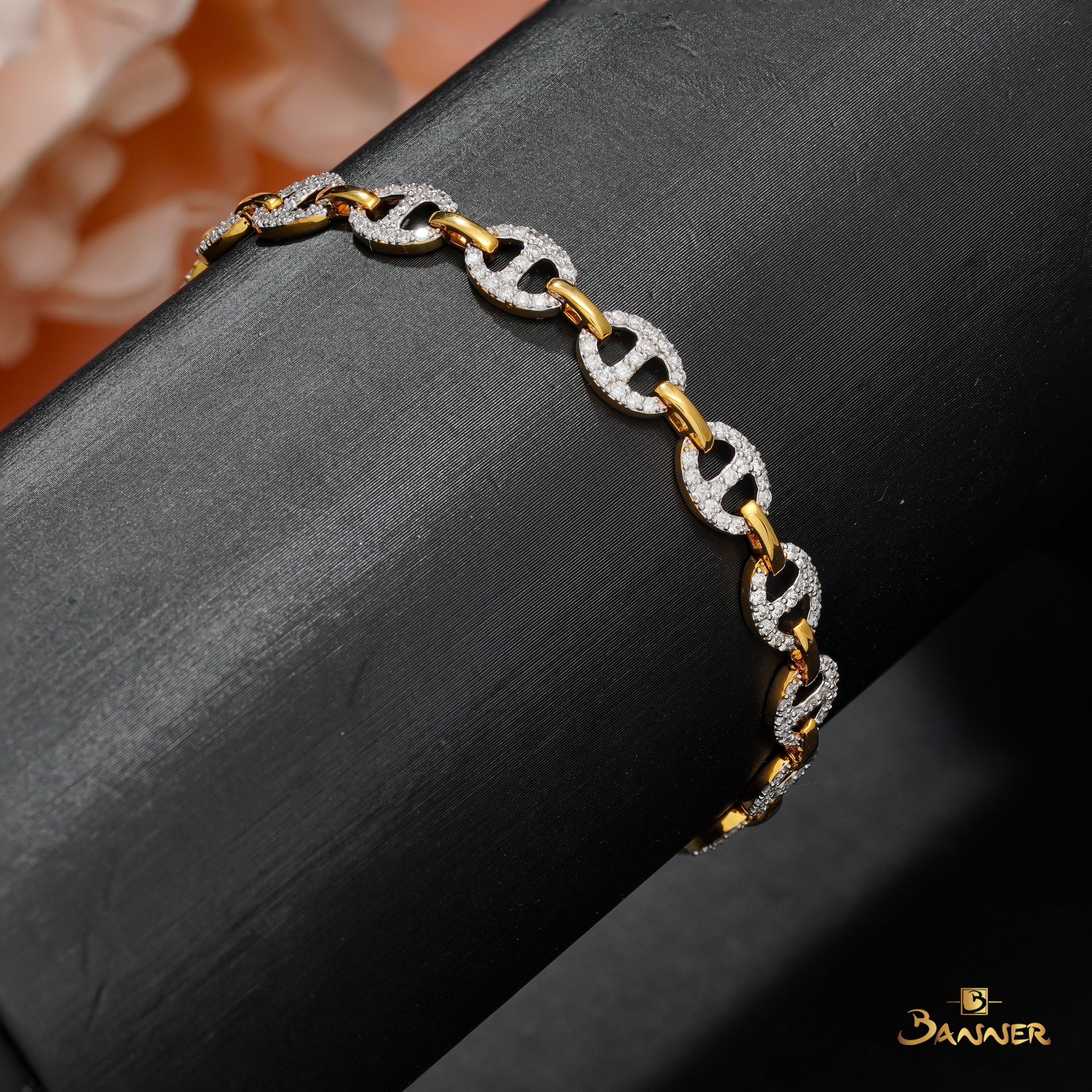 Diamond Chain-link Bracelet