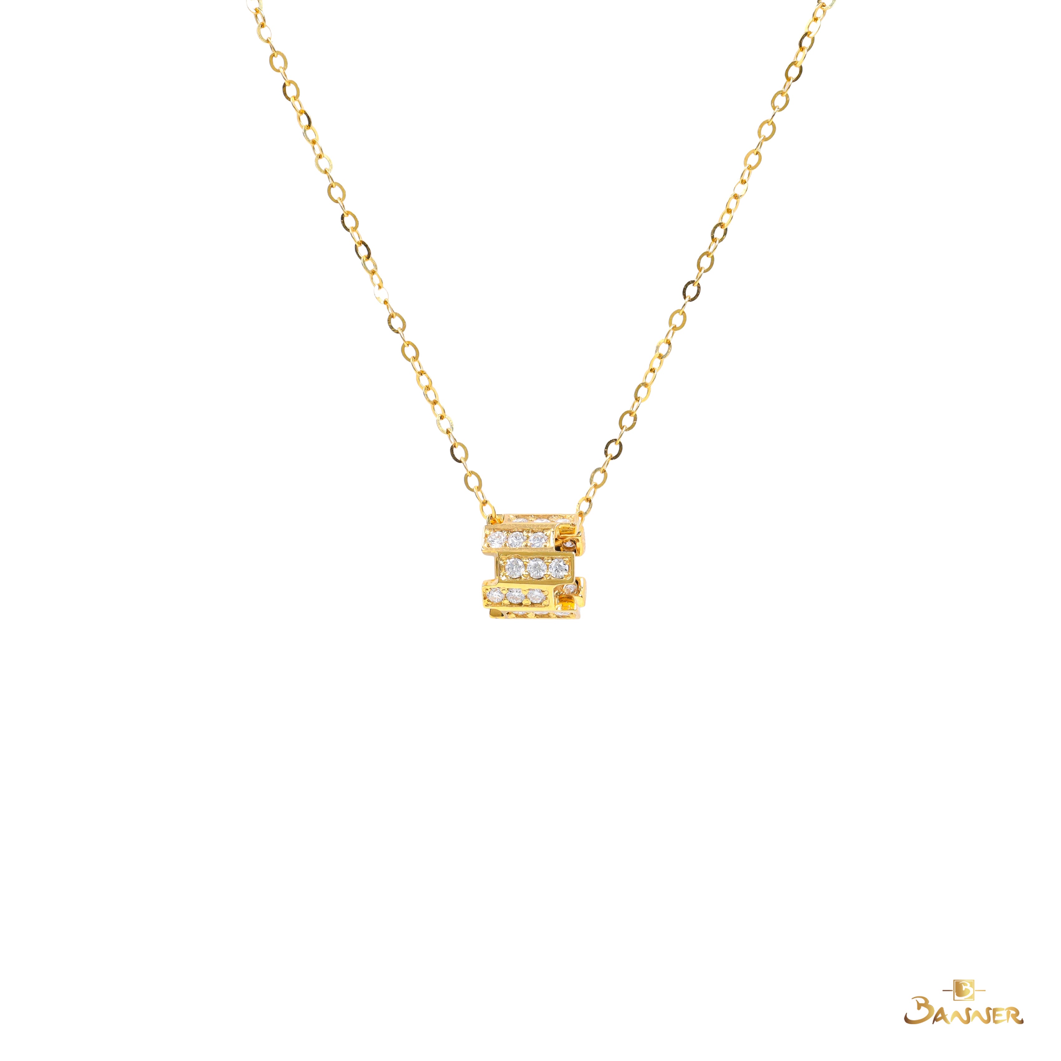 Diamond Charm Pendant