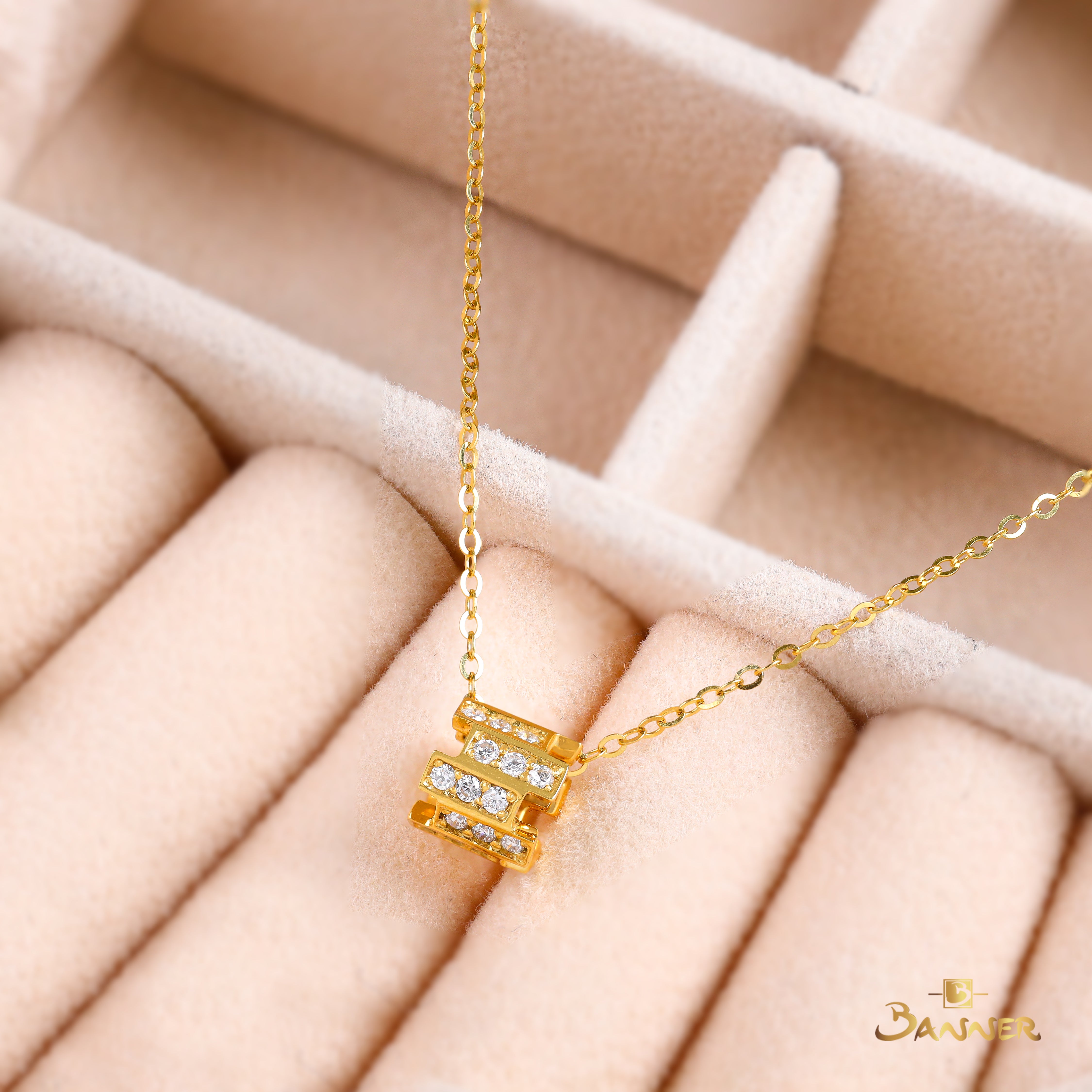 Diamond Charm Pendant