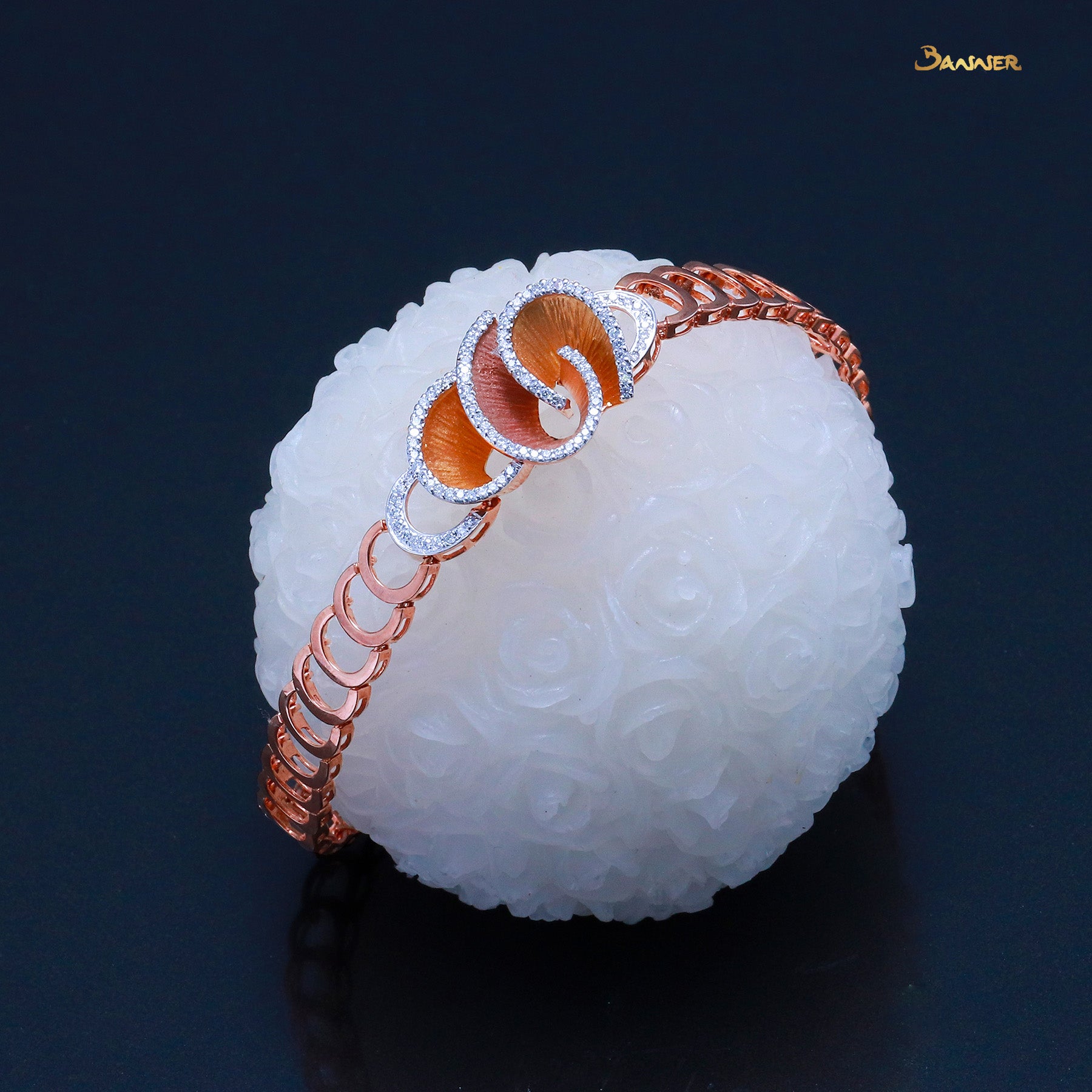 Diamond Orchid Bracelet