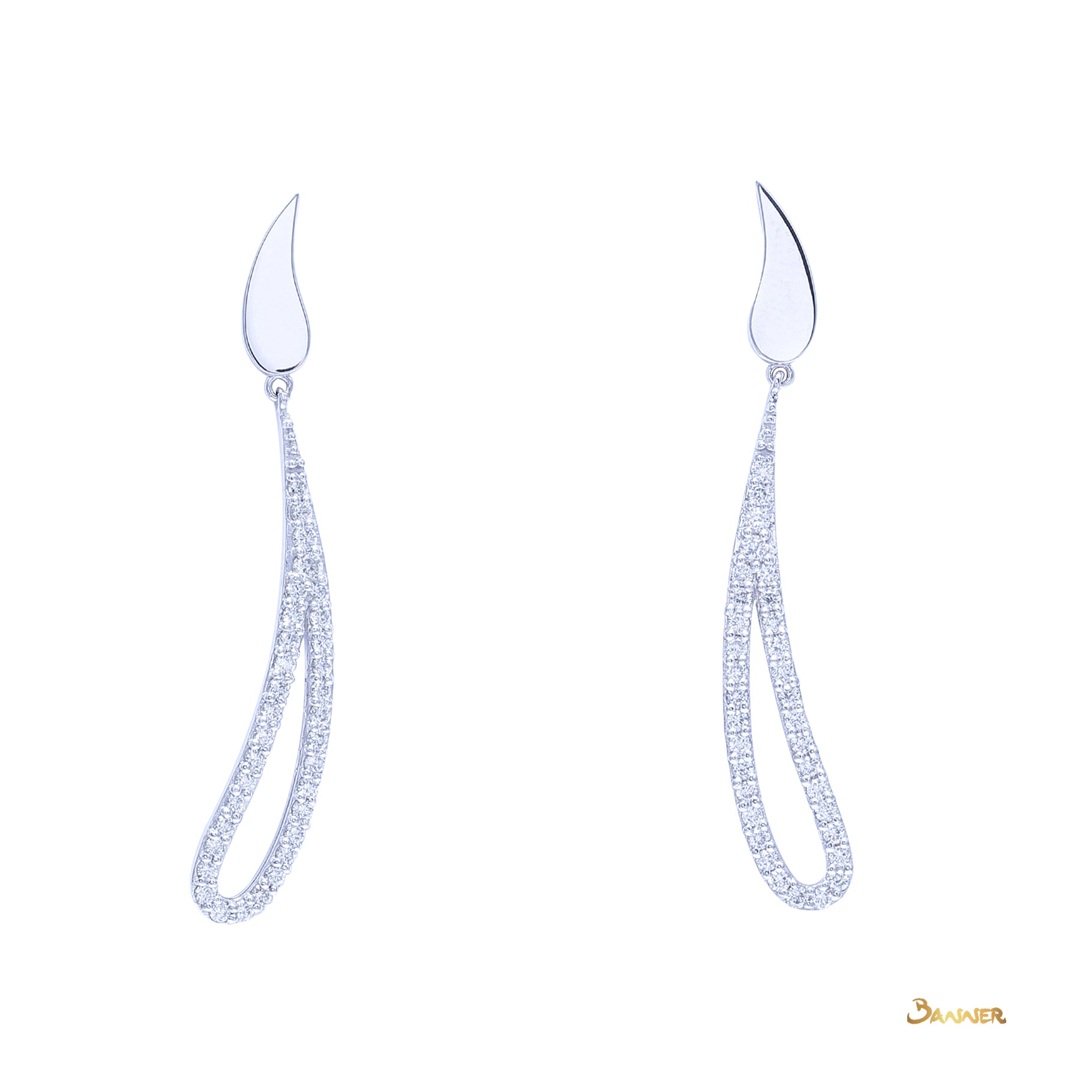 Diamond Rain-drop Earrings (0.56 cts. t.w.)