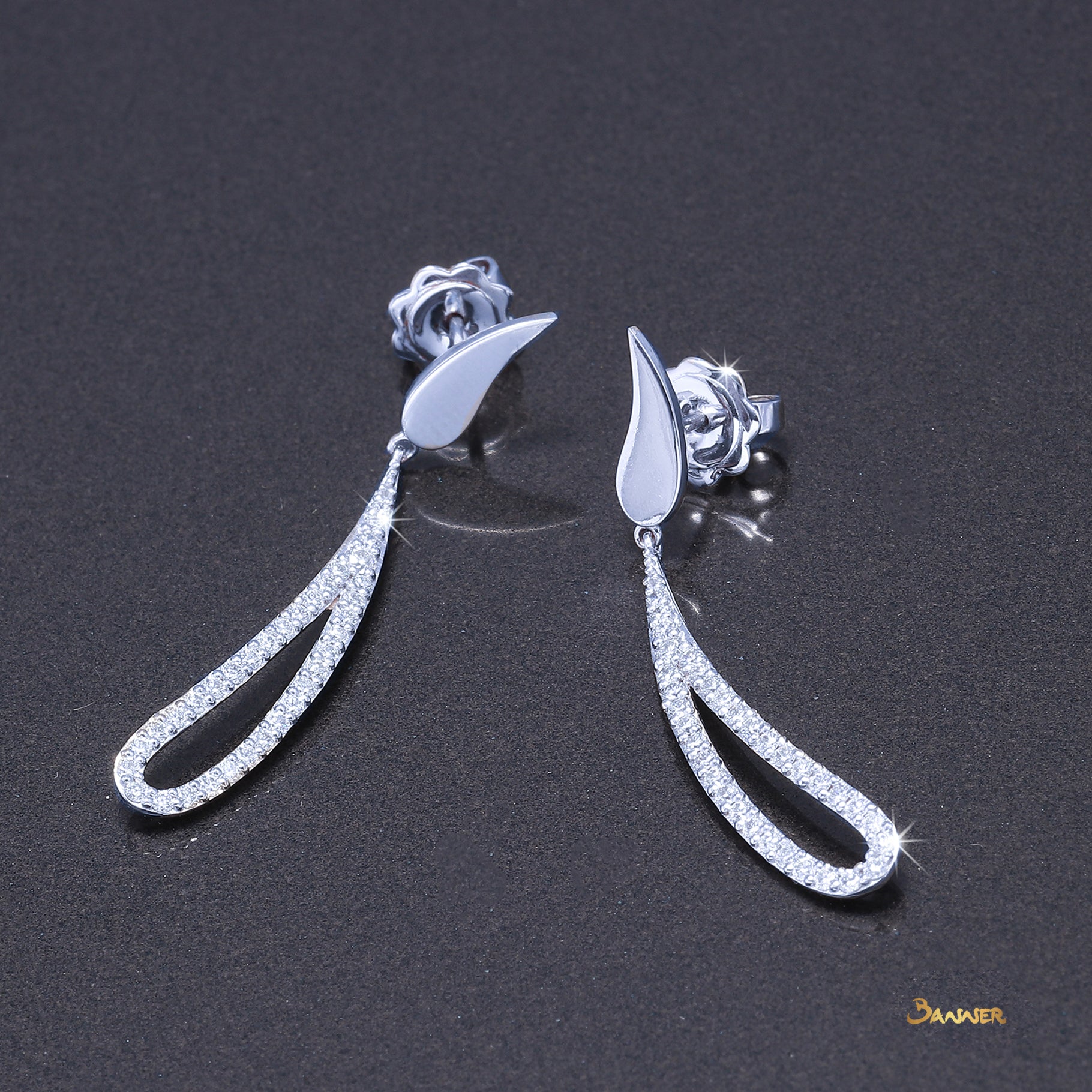 Diamond Rain-drop Earrings (0.56 cts. t.w.)