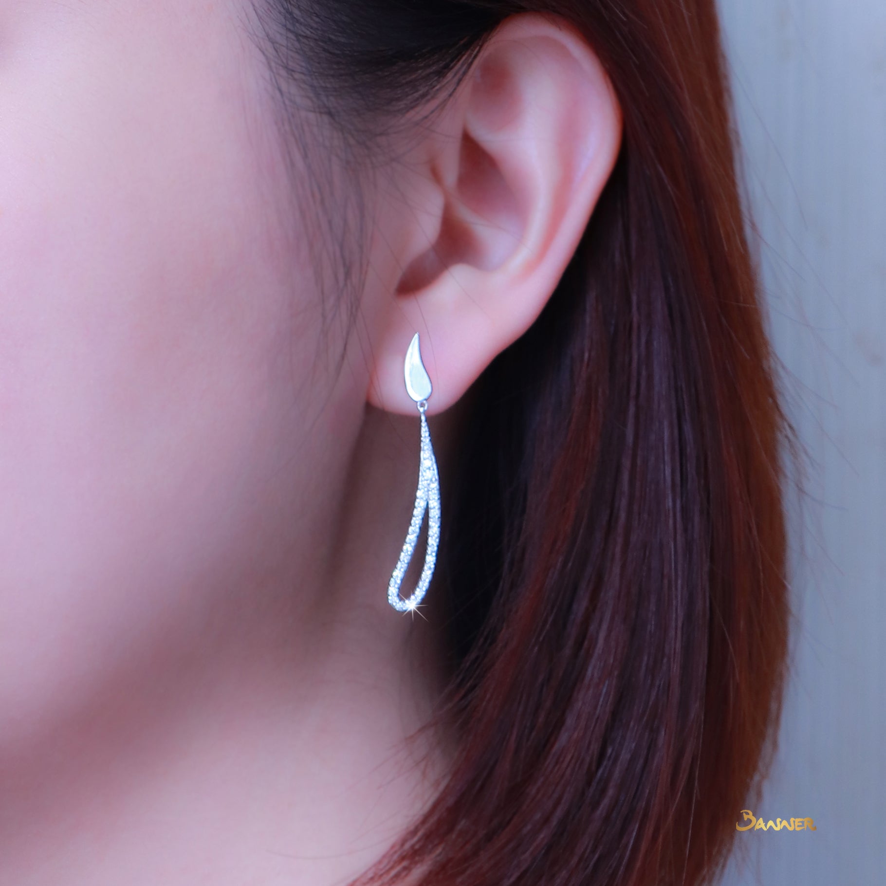 Diamond Rain-drop Earrings (0.56 cts. t.w.)