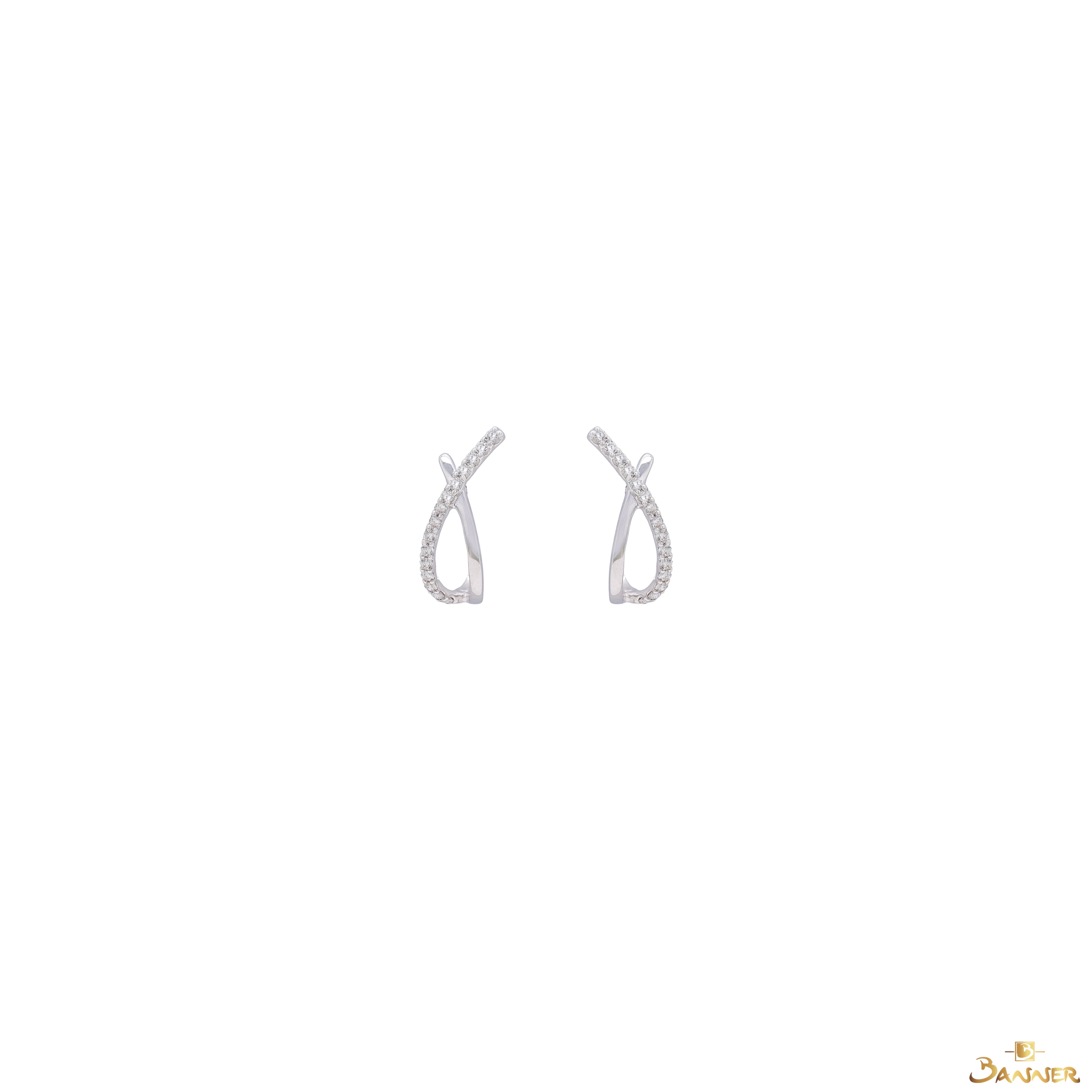 Diamond X Earrings