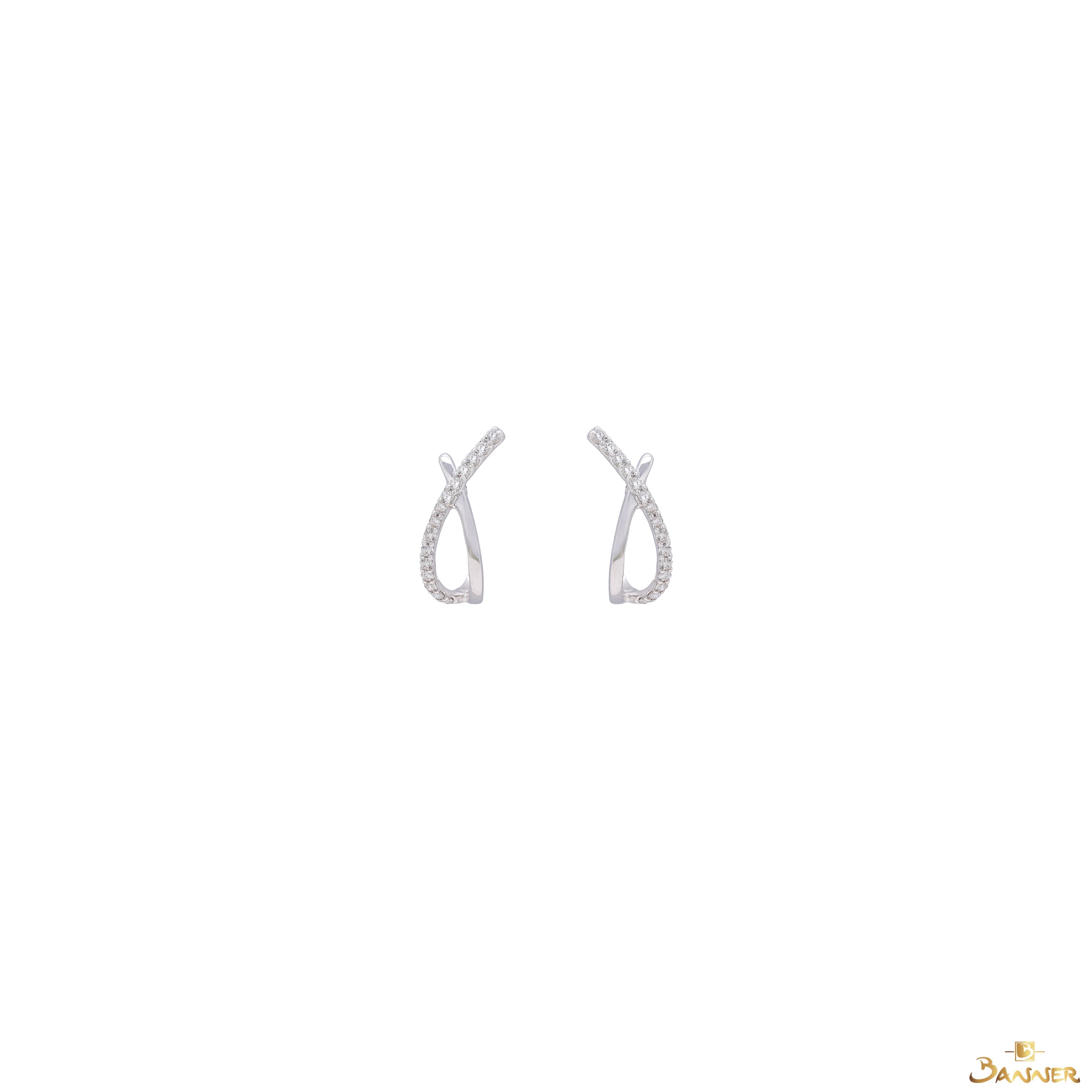 Diamond X Earrings