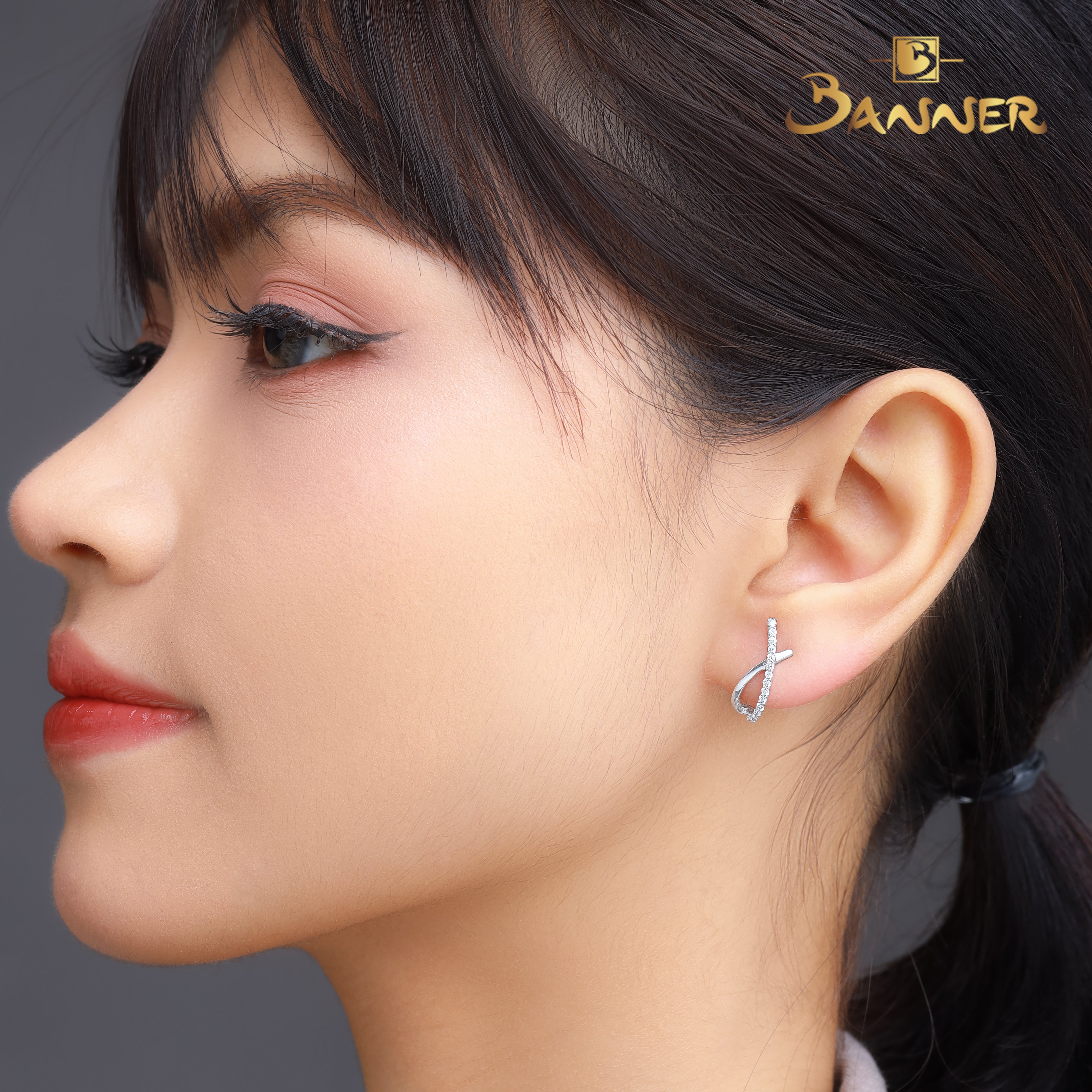 Diamond X Earrings