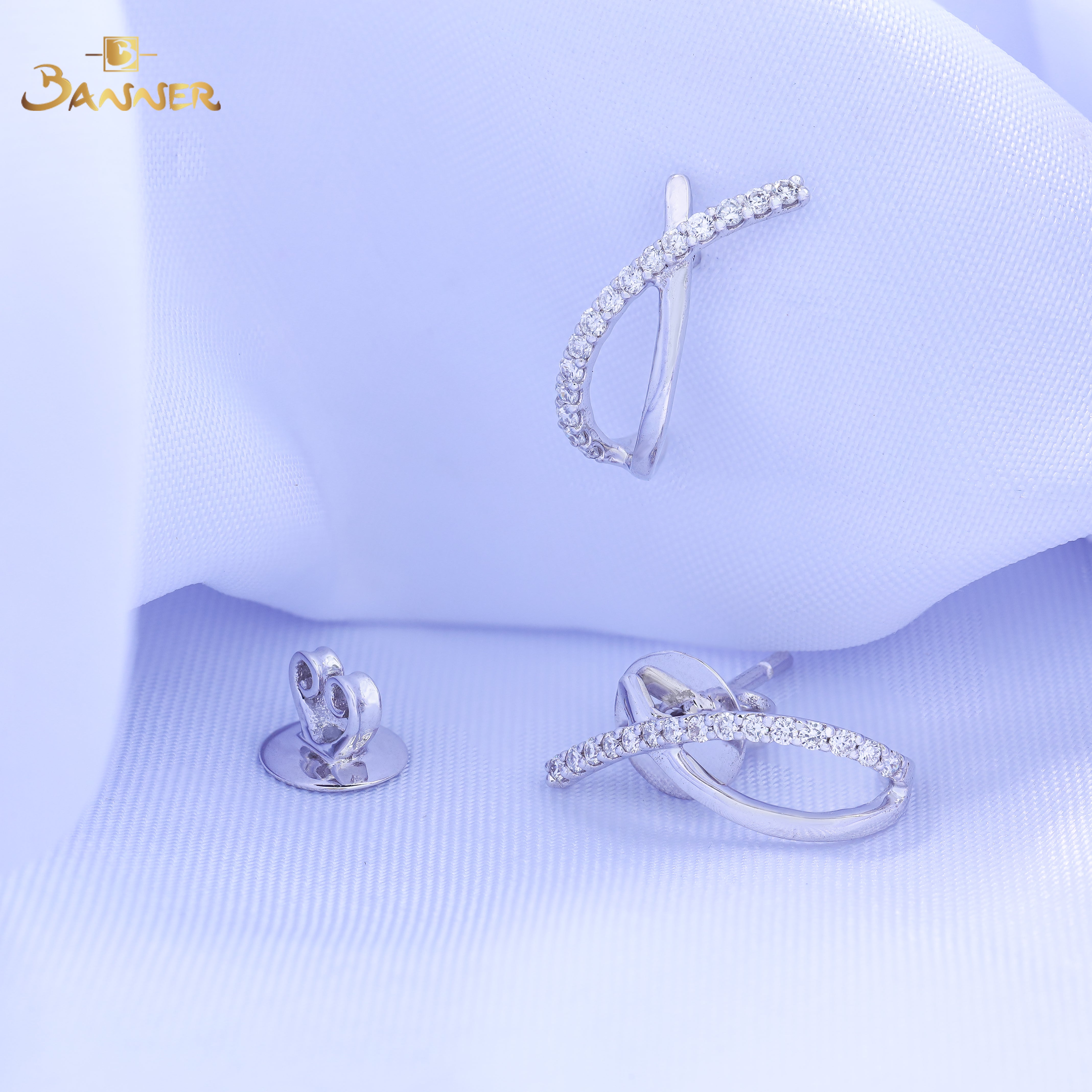 Diamond X Earrings
