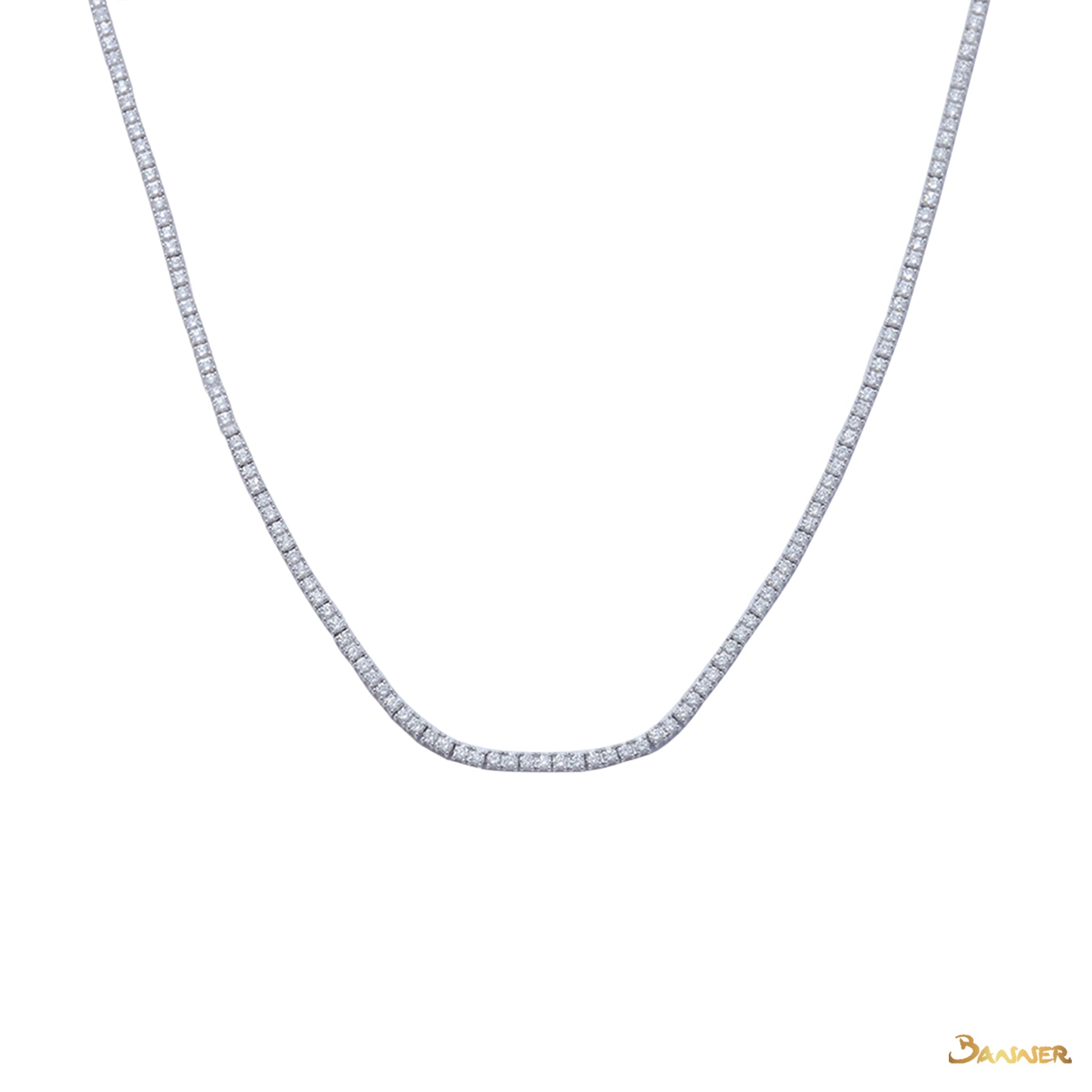 Diamond Tennis Necklace (B)