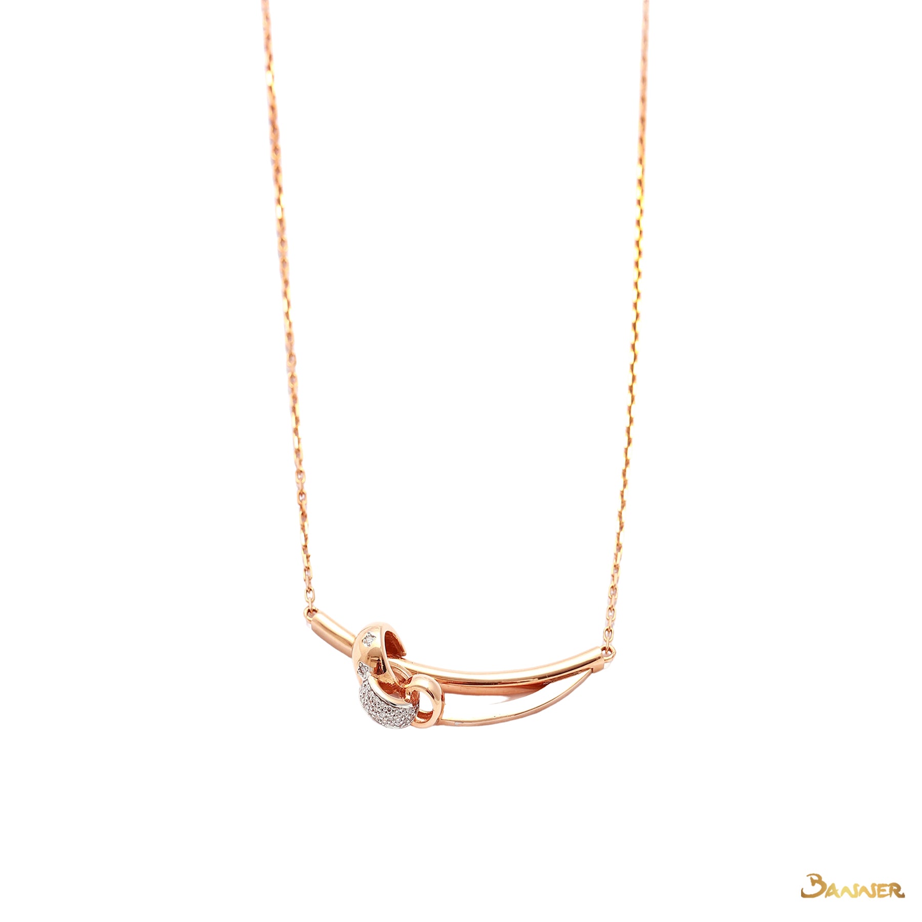 Diamond Minimal Necklace