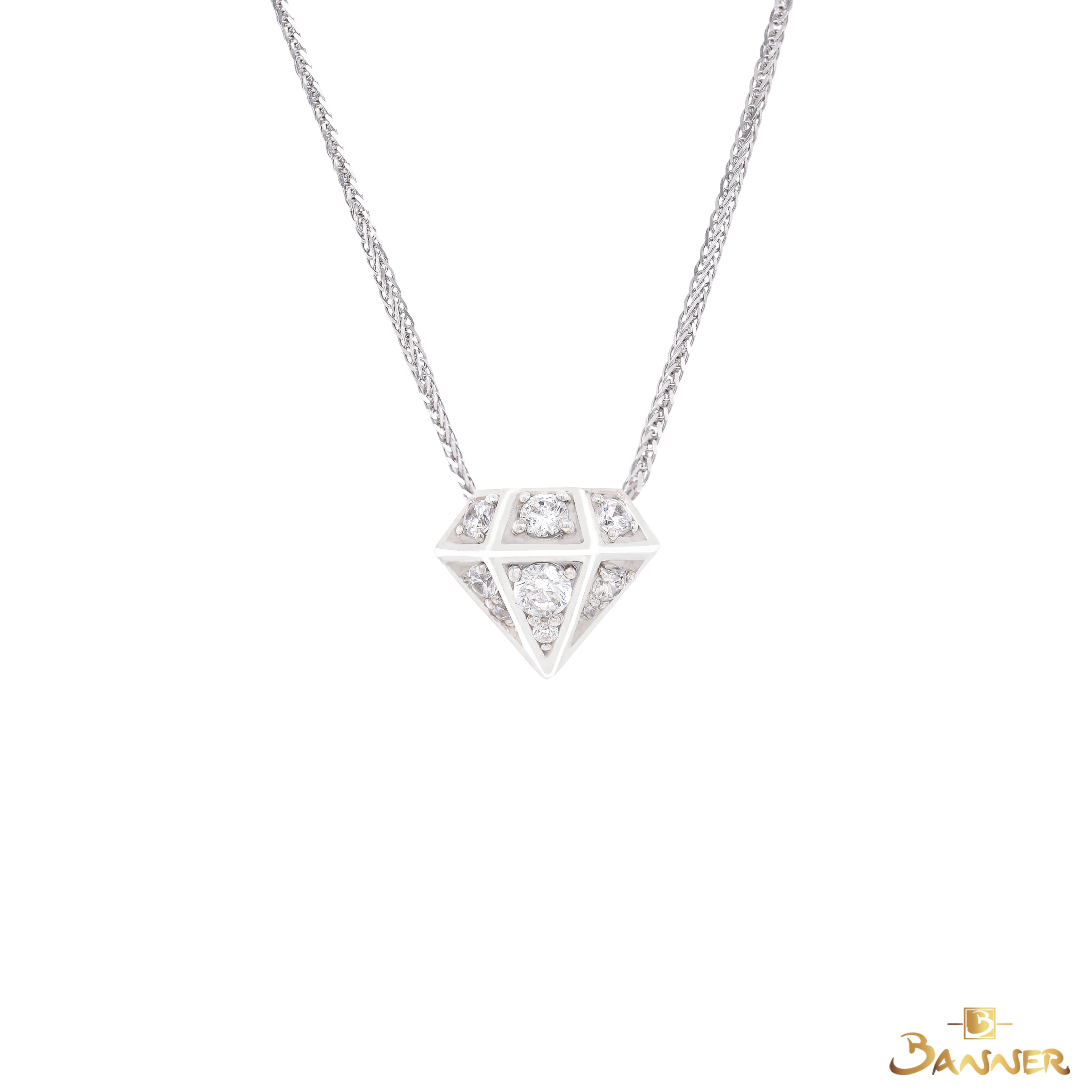 Diamond Hexara Pendant