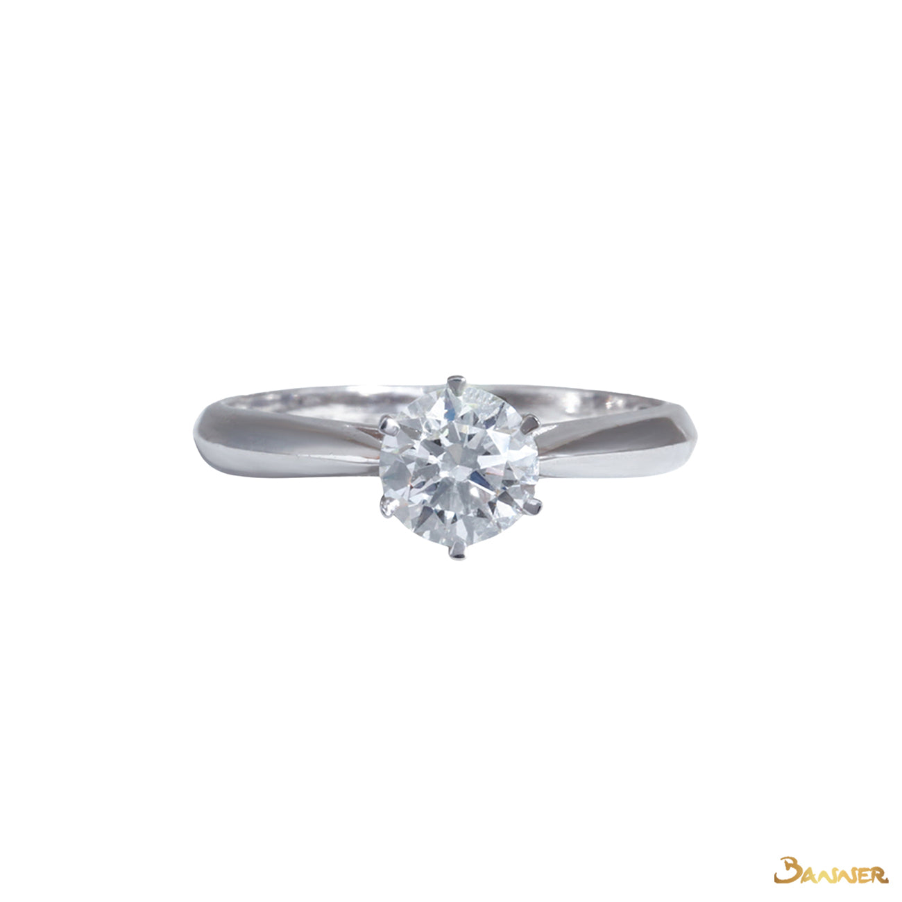 Diamond Tarpered Ring