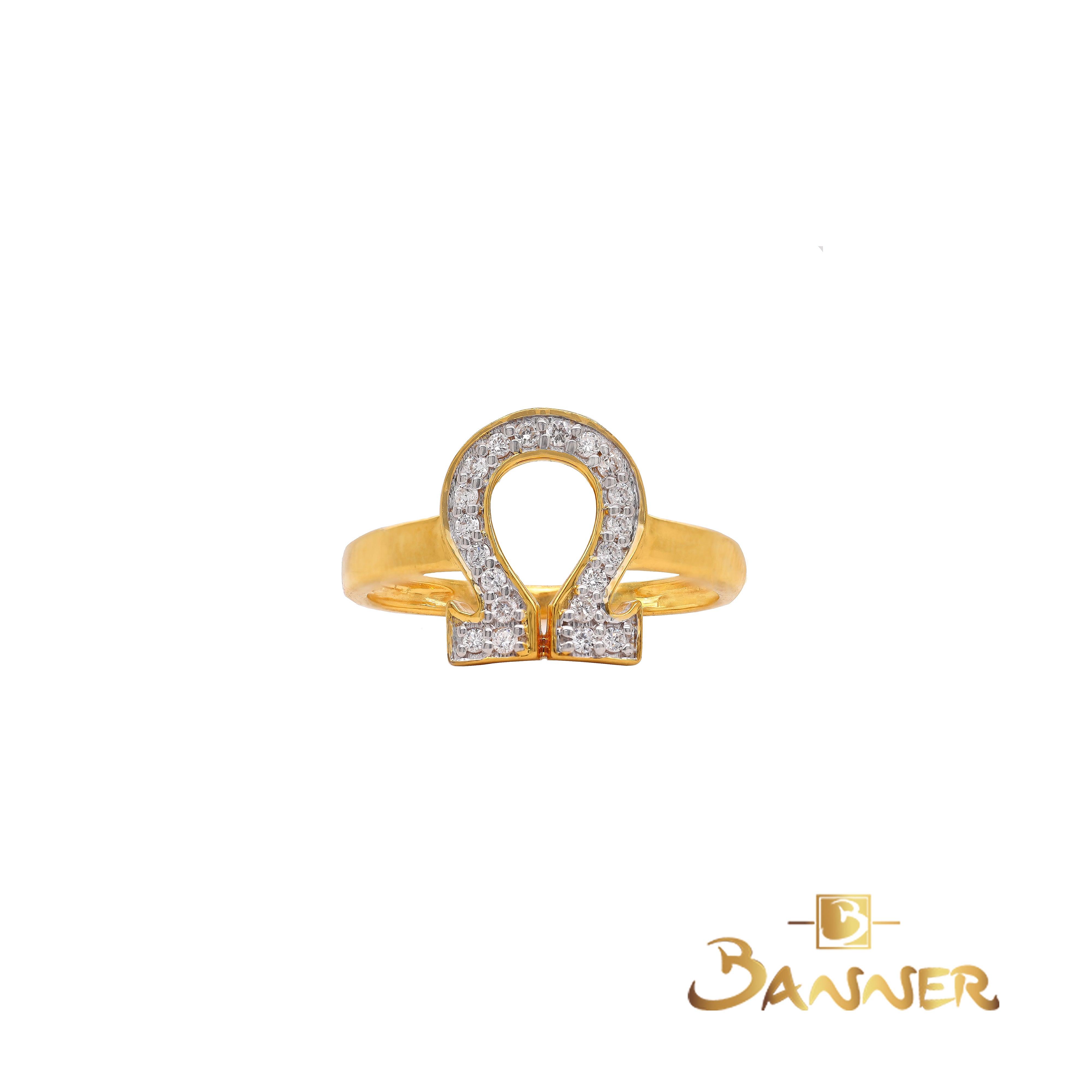 Diamond Omega Ring