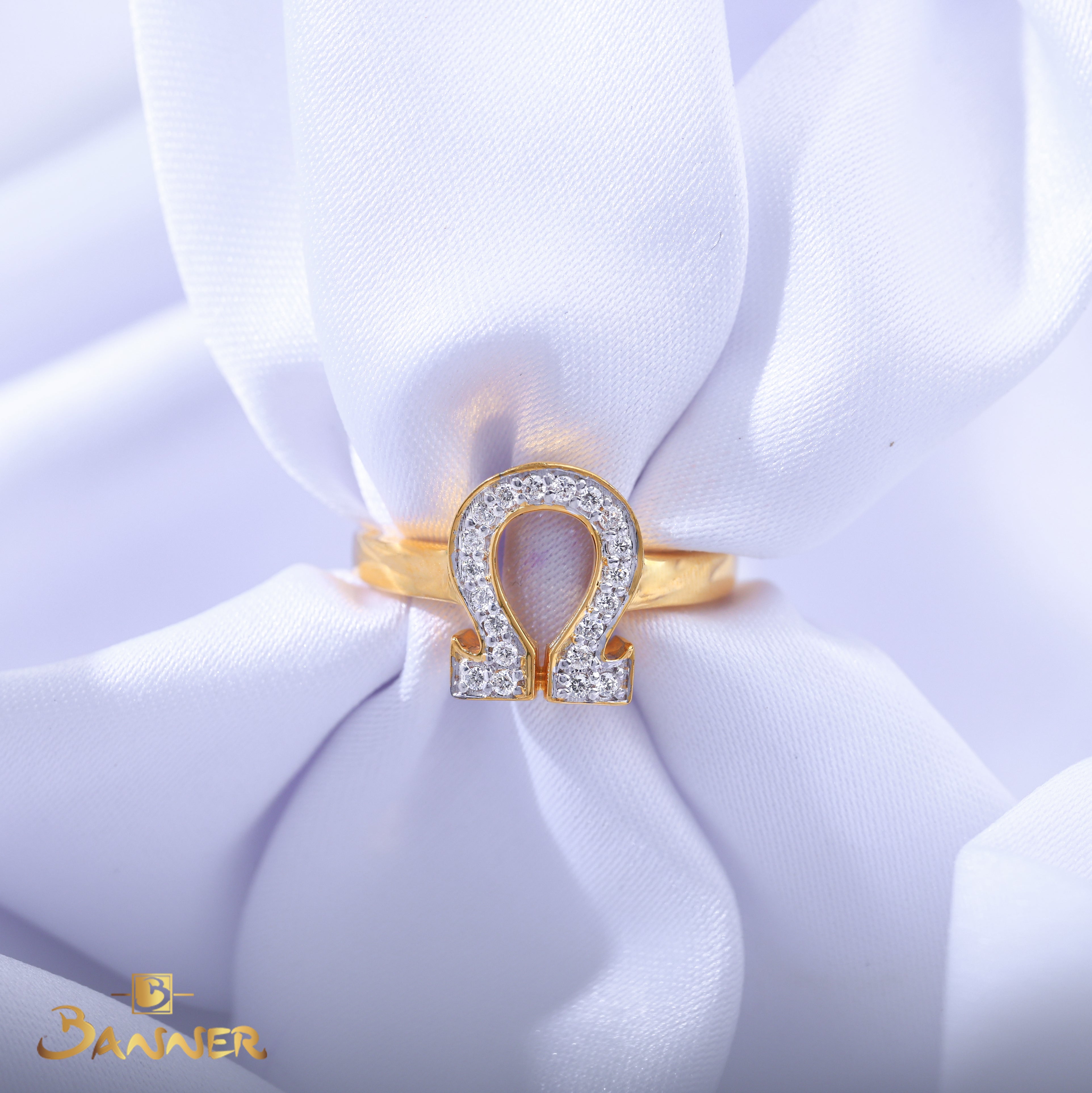 Diamond Omega Ring
