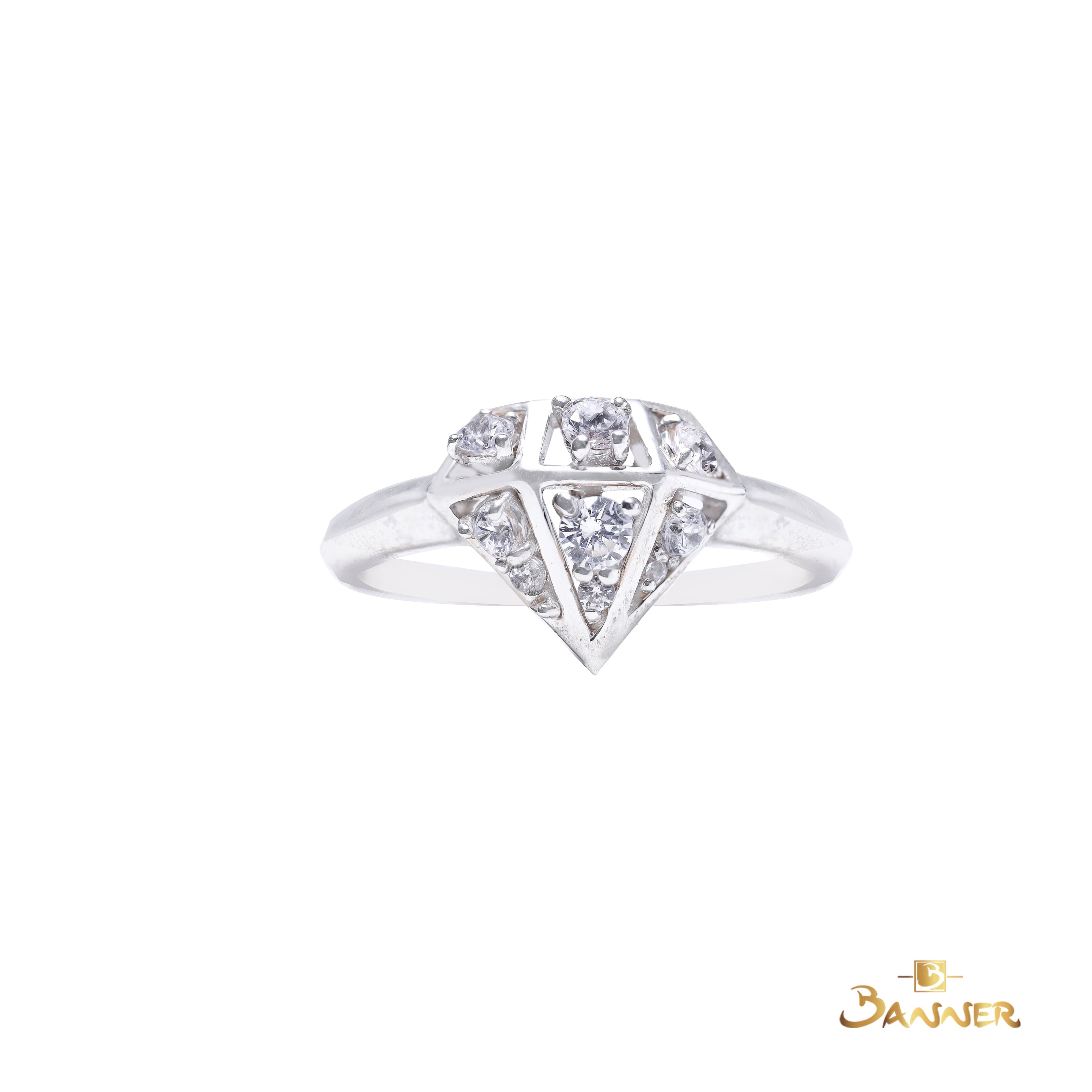 Diamond Hexara Ring