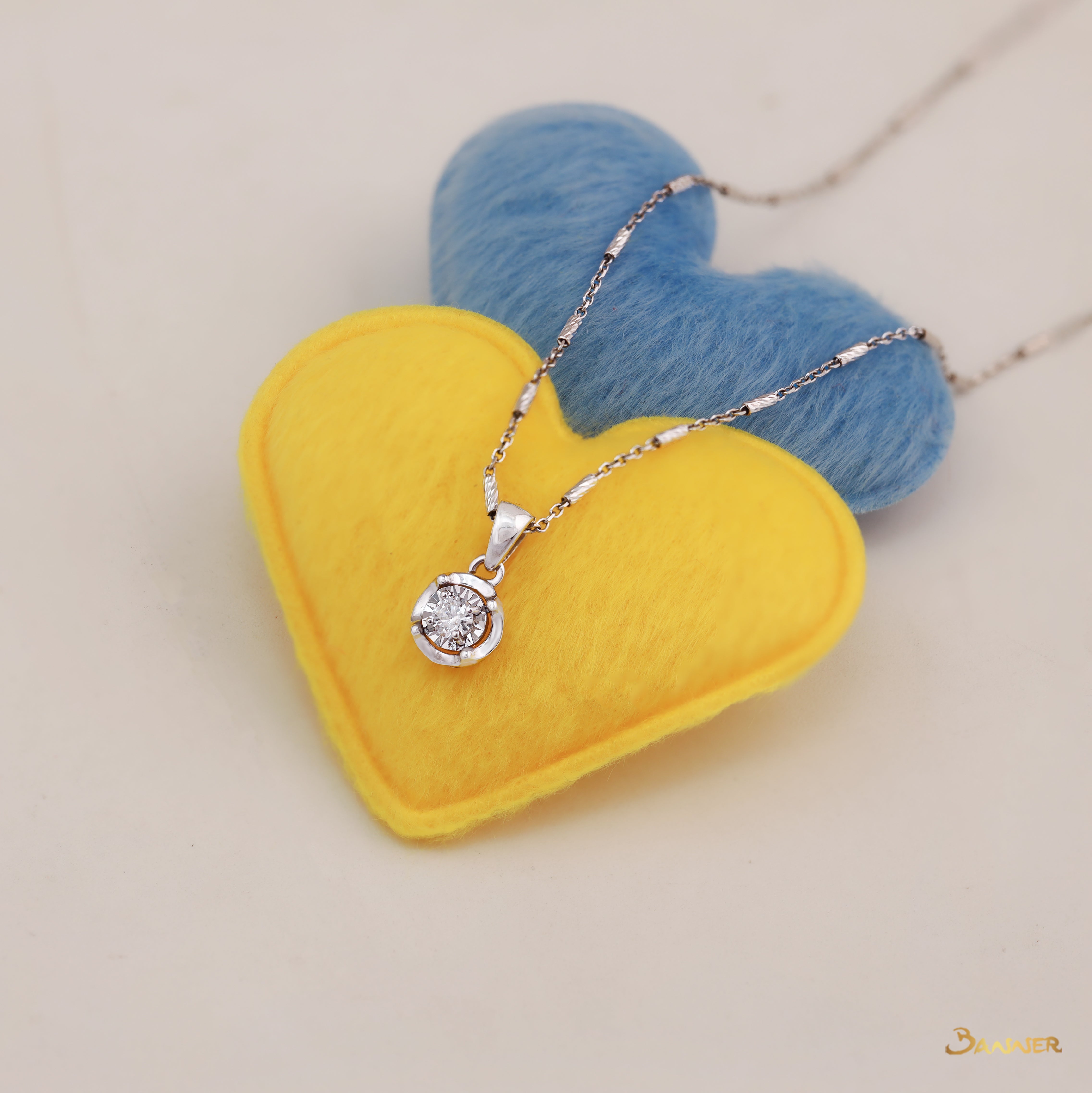 Diamond Solitaire Pendant
