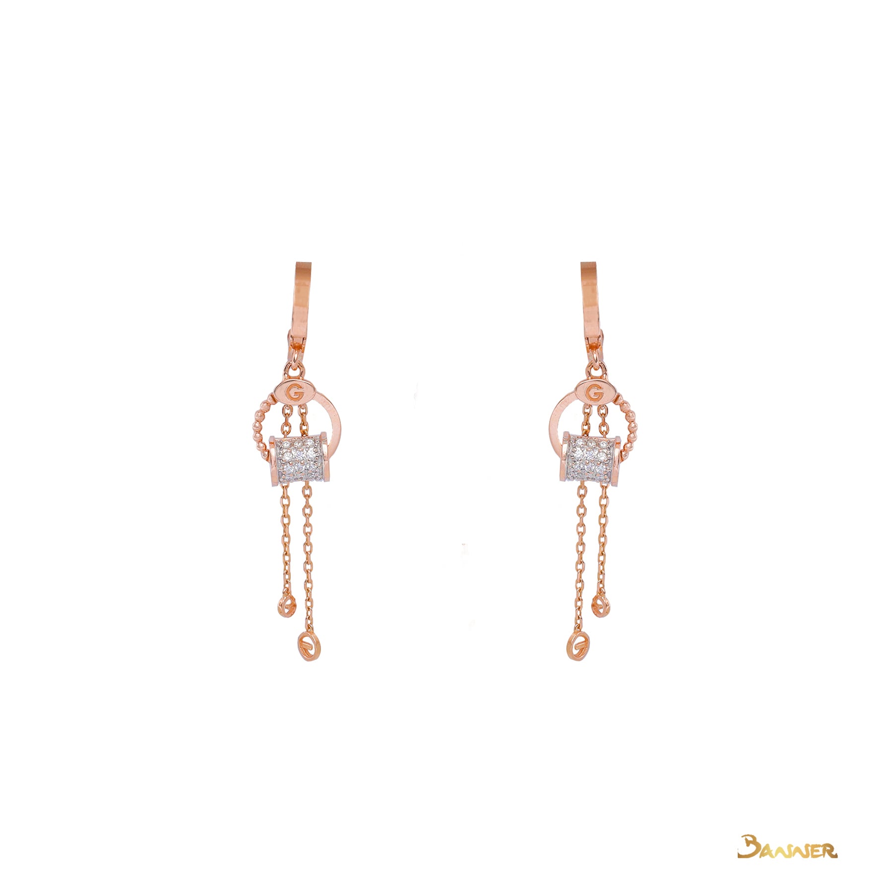 Diamond G Earrings