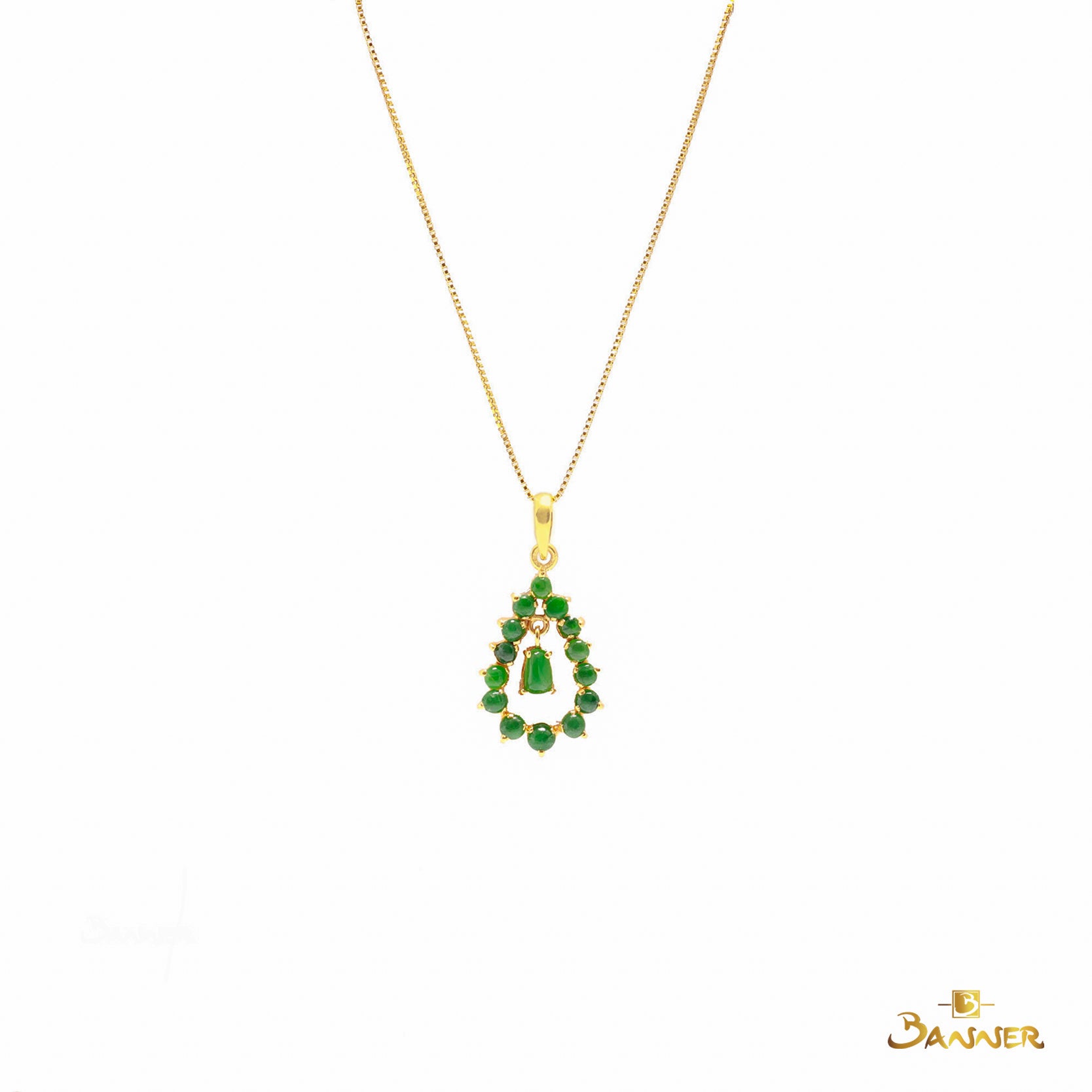 Jade Rain-drop Pendant