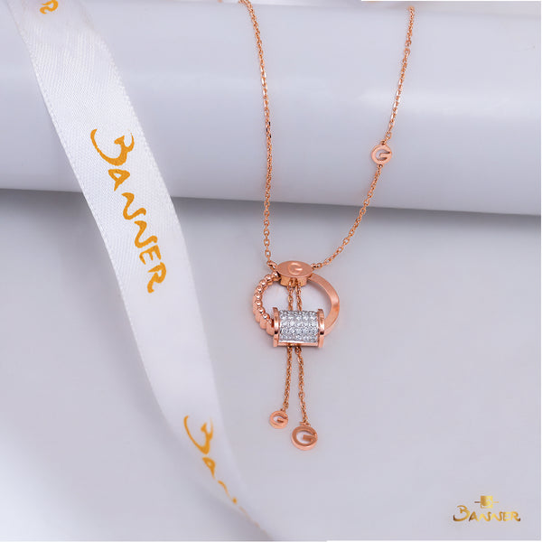 Diamond G Necklace