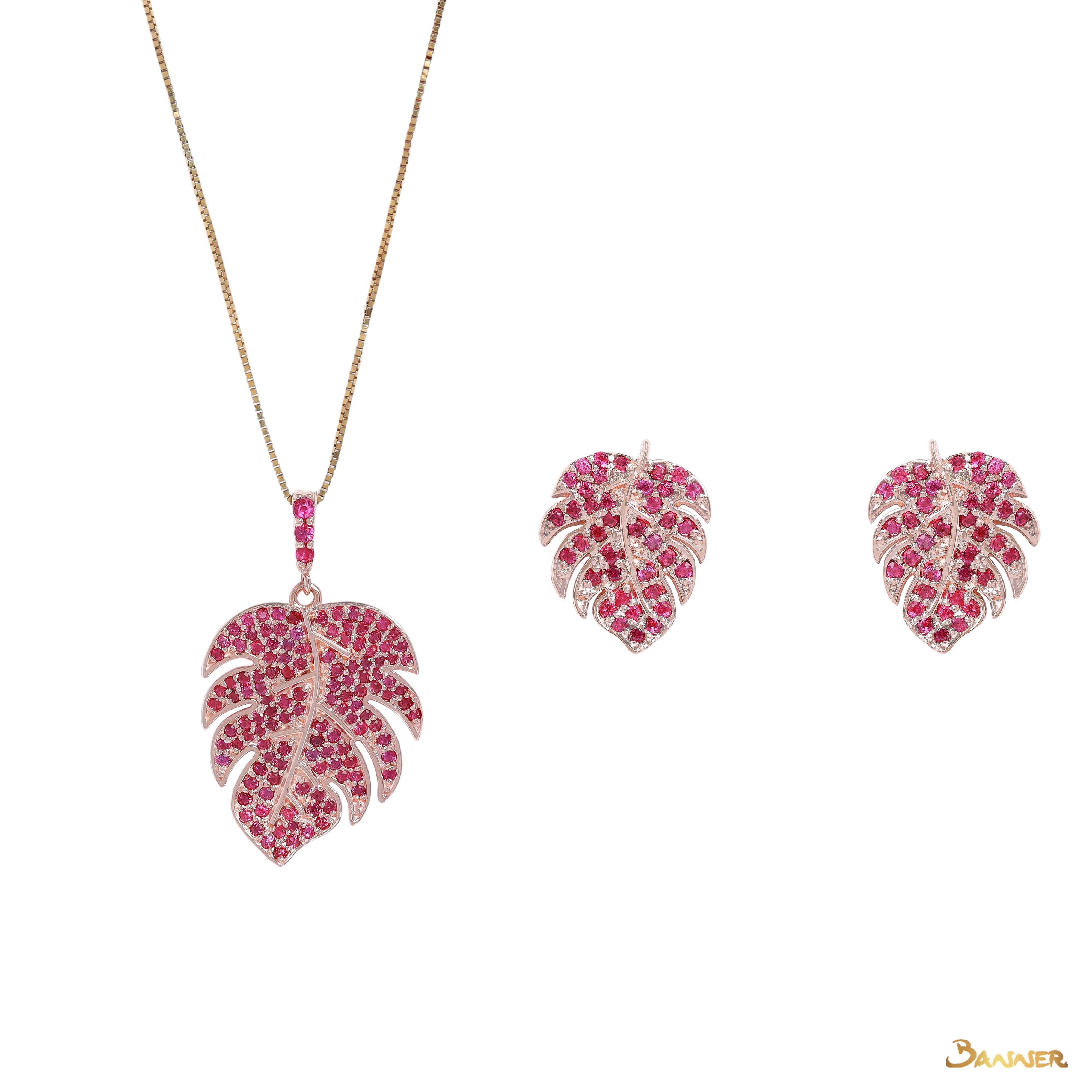 Ruby Monstera Set
