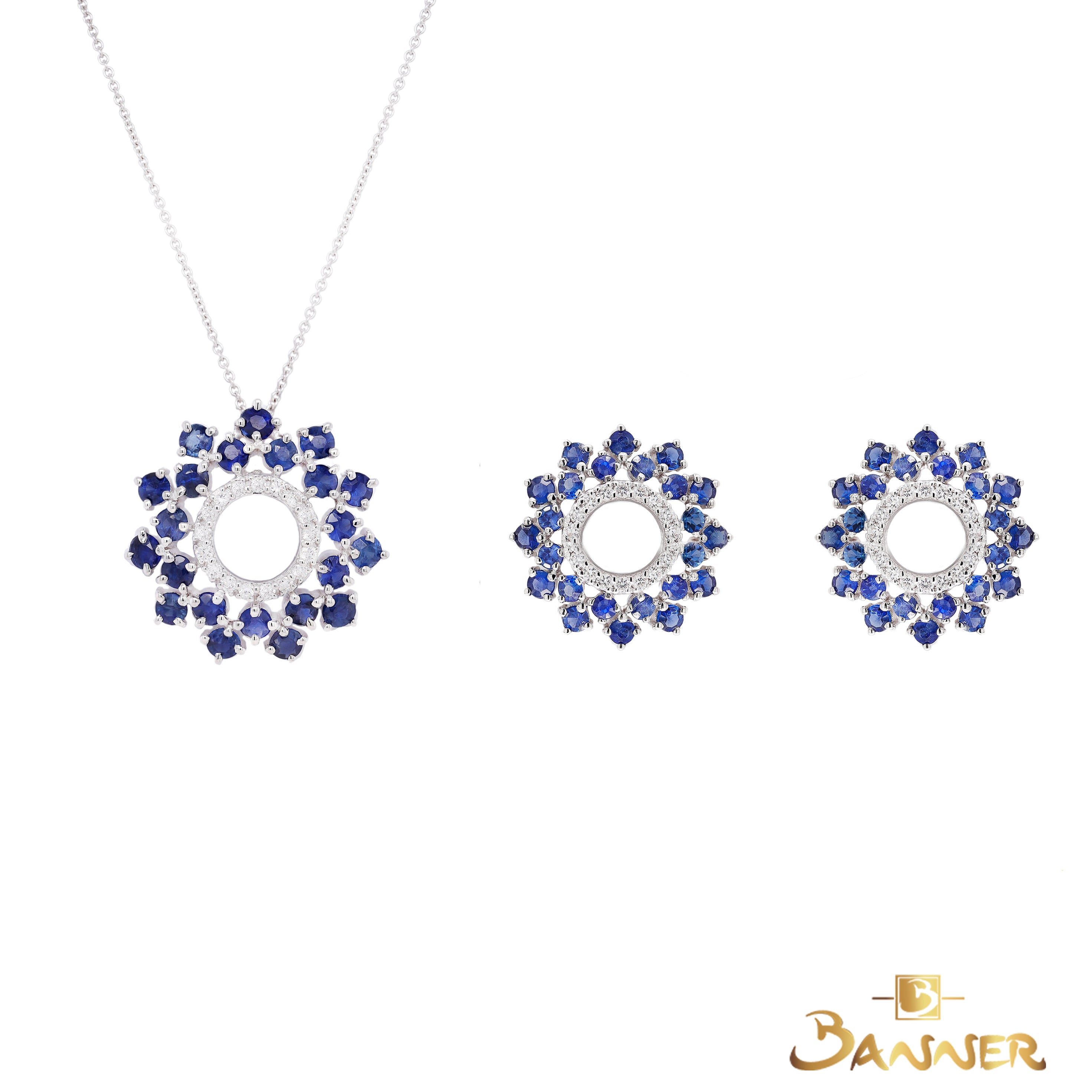 Sapphire and Diamond Sunshine Set