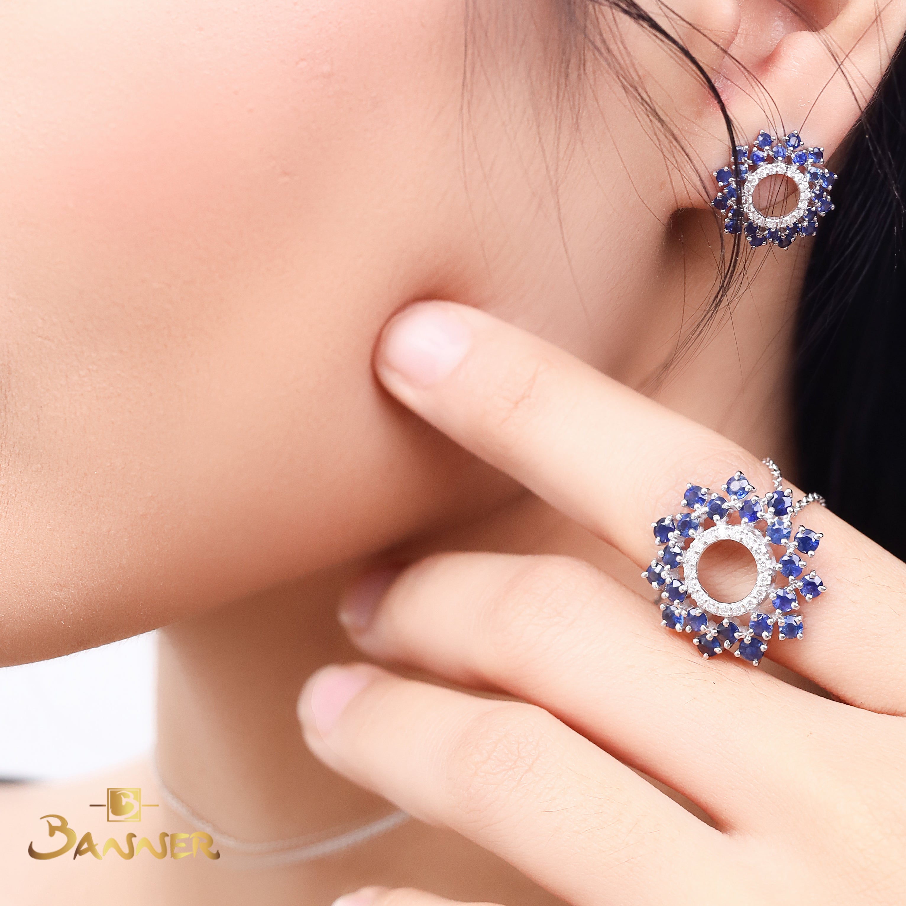 Sapphire and Diamond Sunshine Set