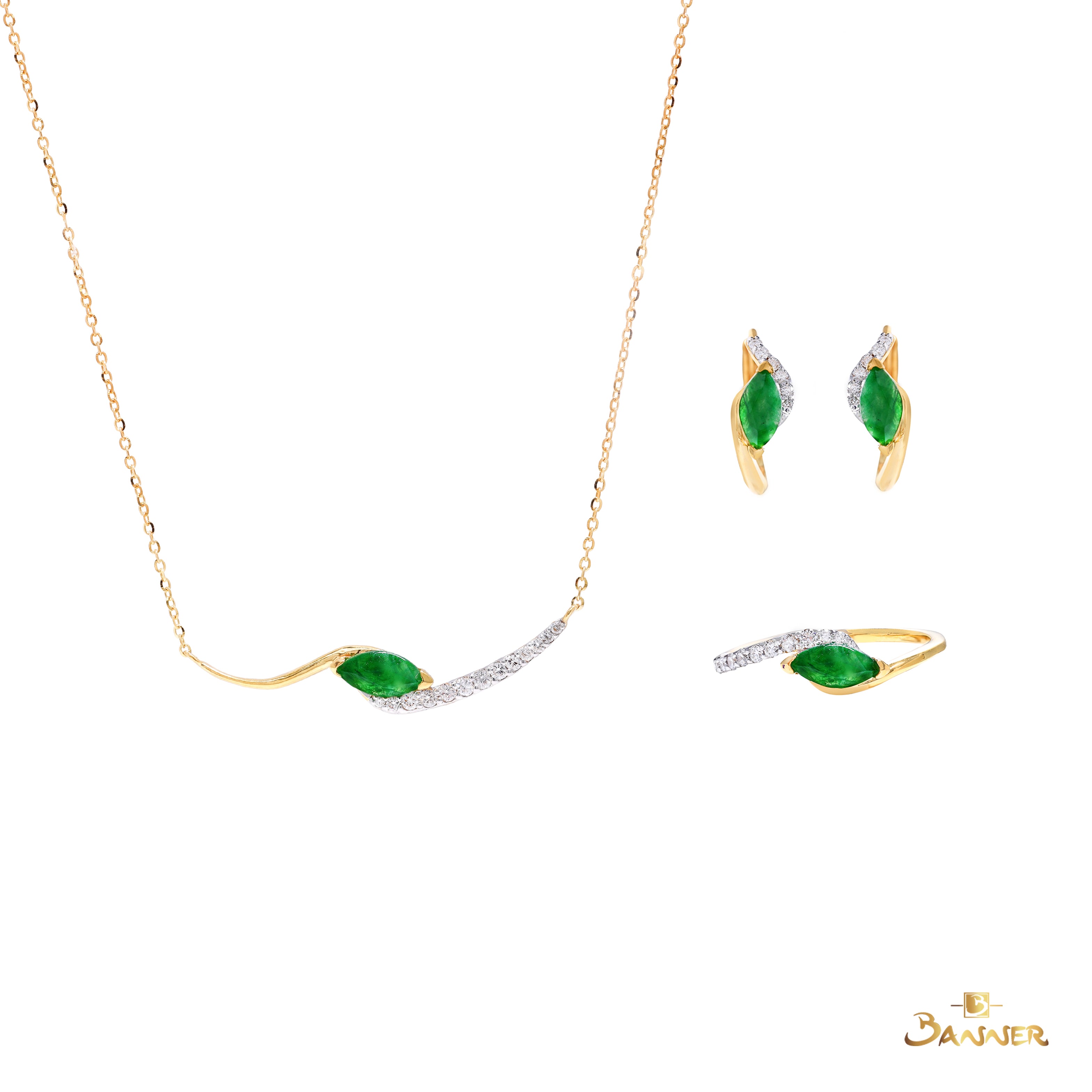 Jade and Diamond Gaze Set