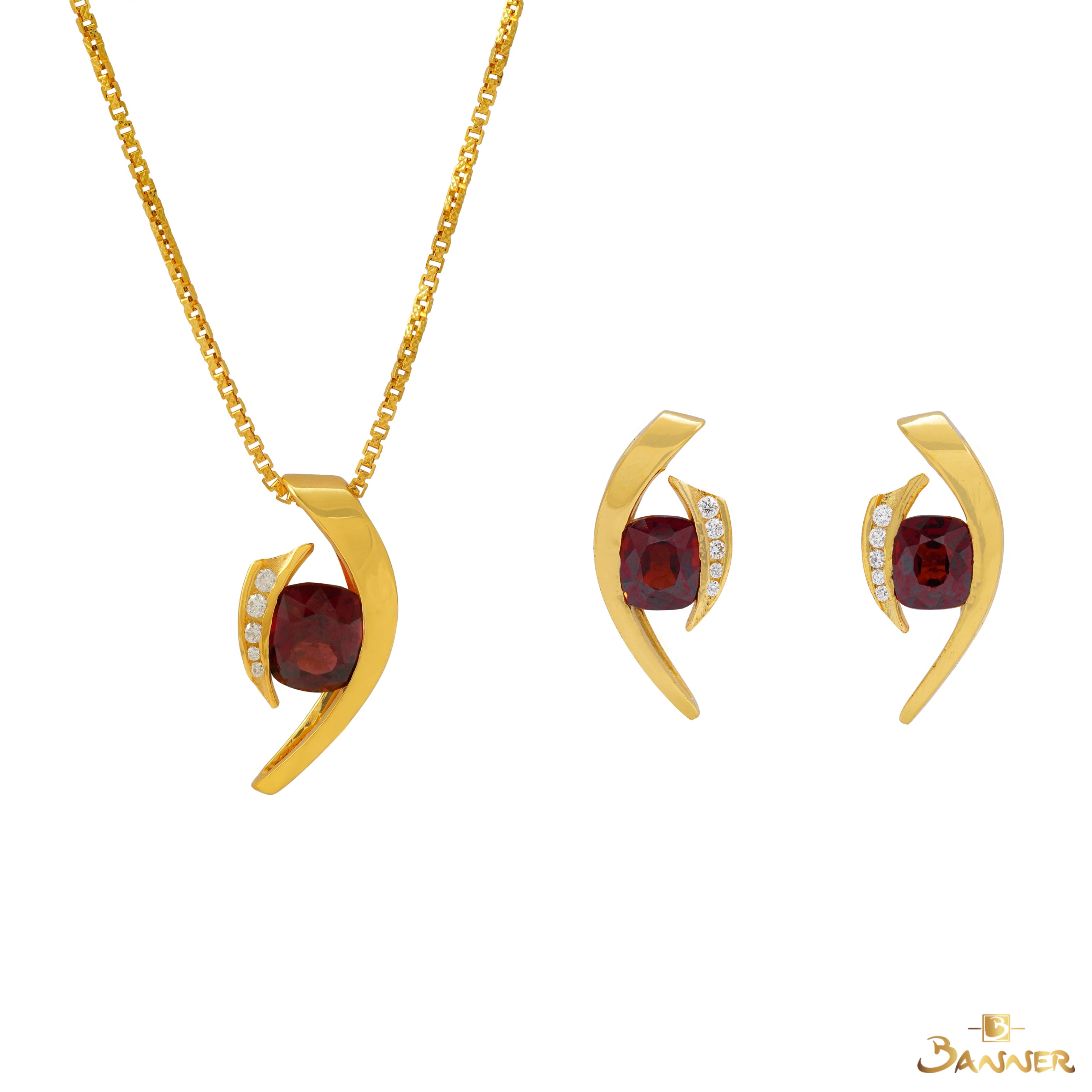 Garnet and Diamond Bypass Set