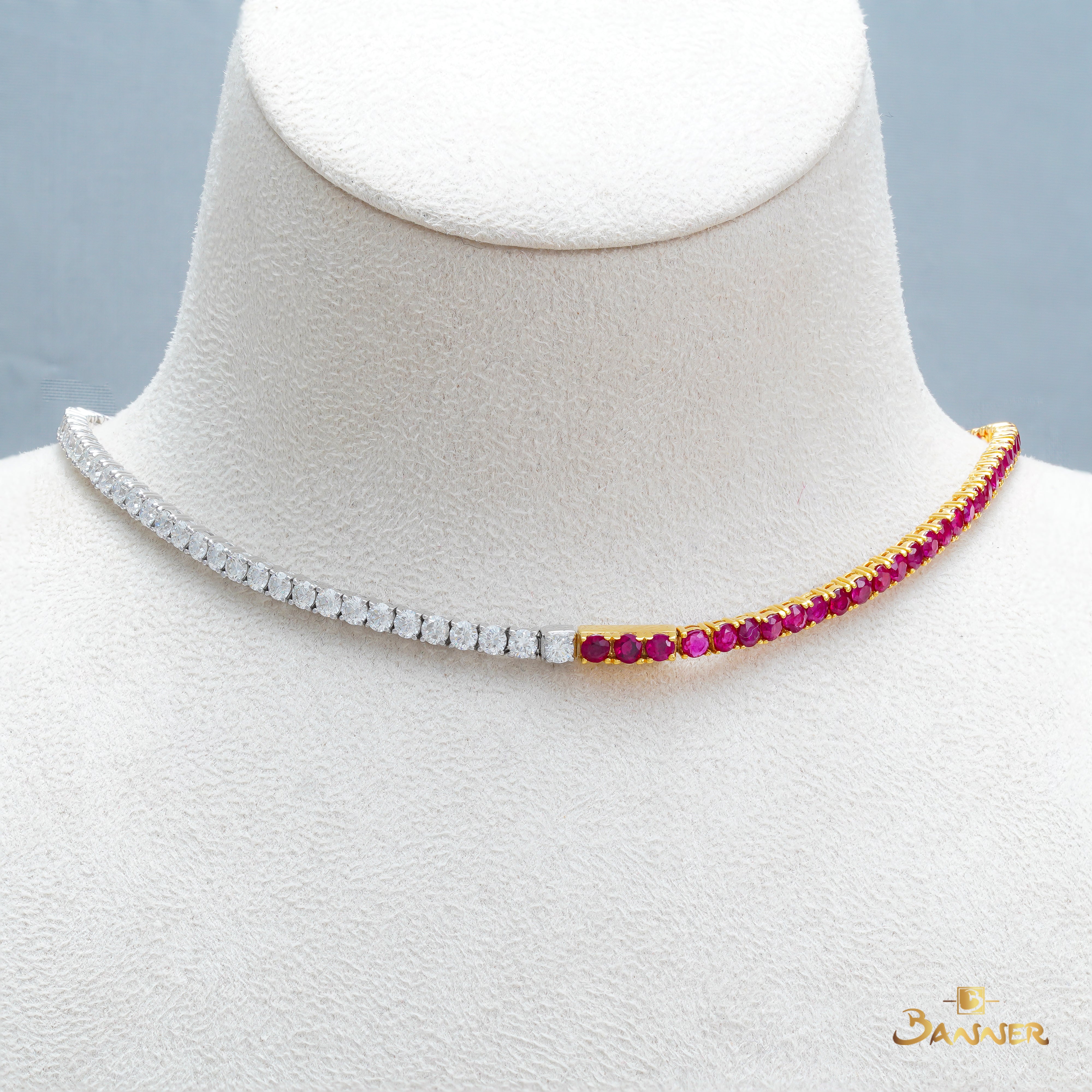 Ruby and Diamond Choker Set