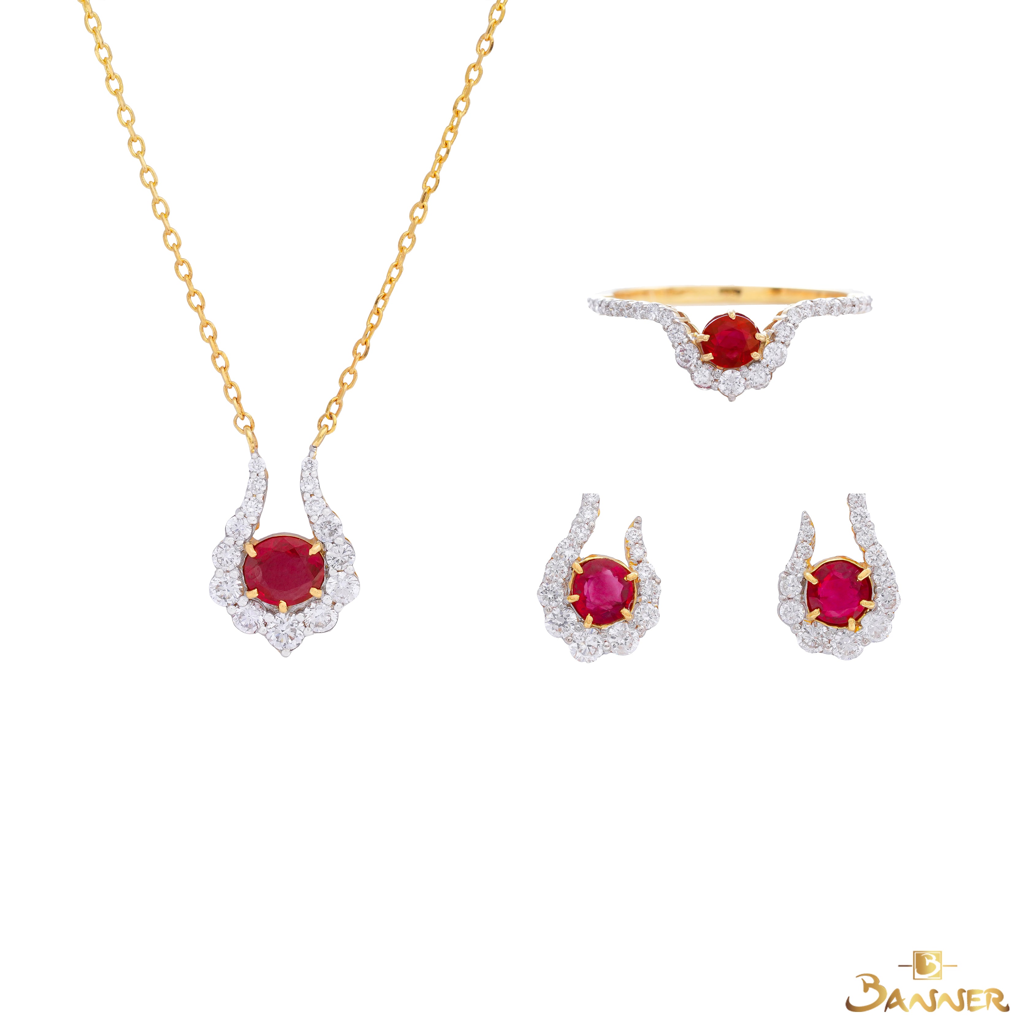 Ruby and Diamond Stallion Set