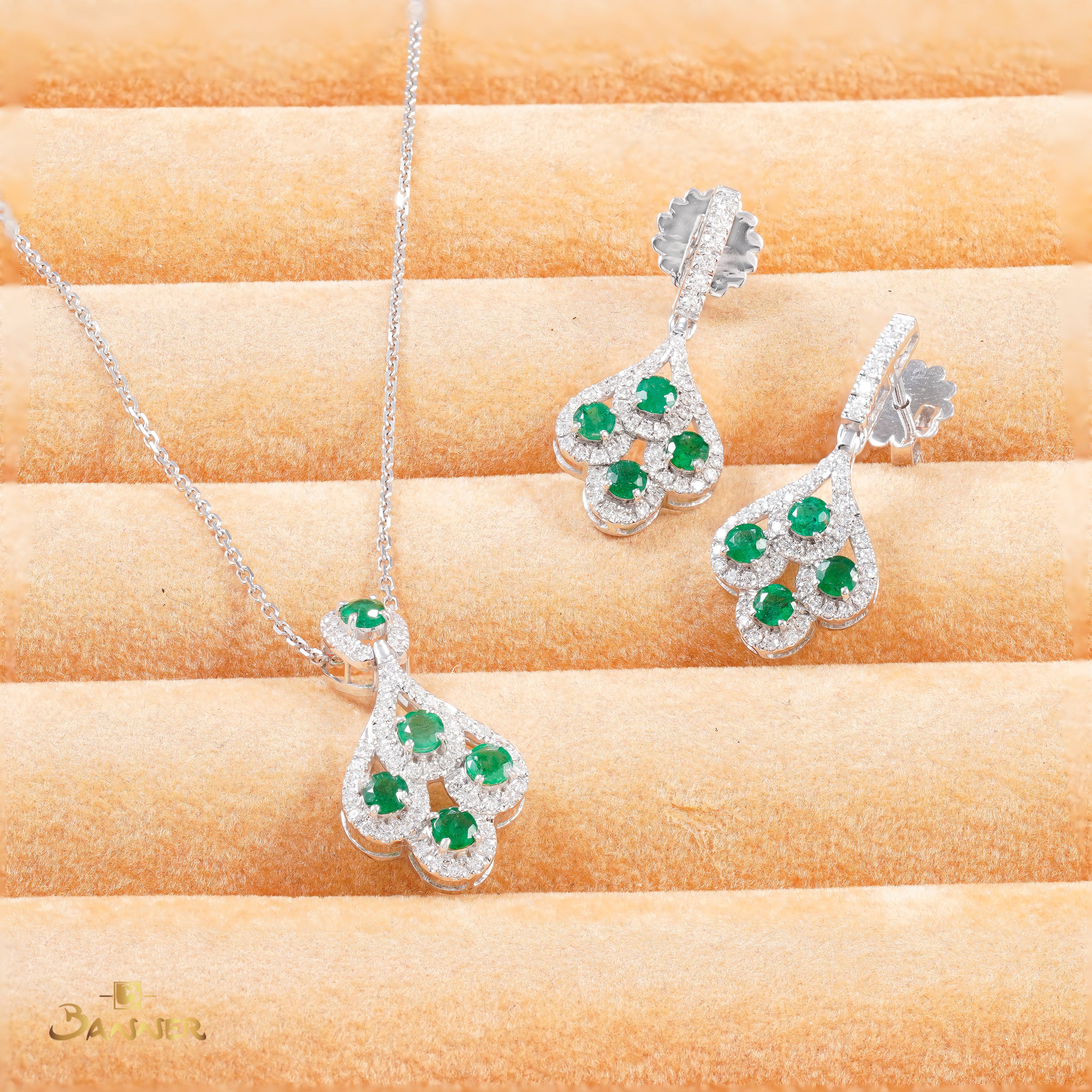 Emerald and Diamond Pride Set