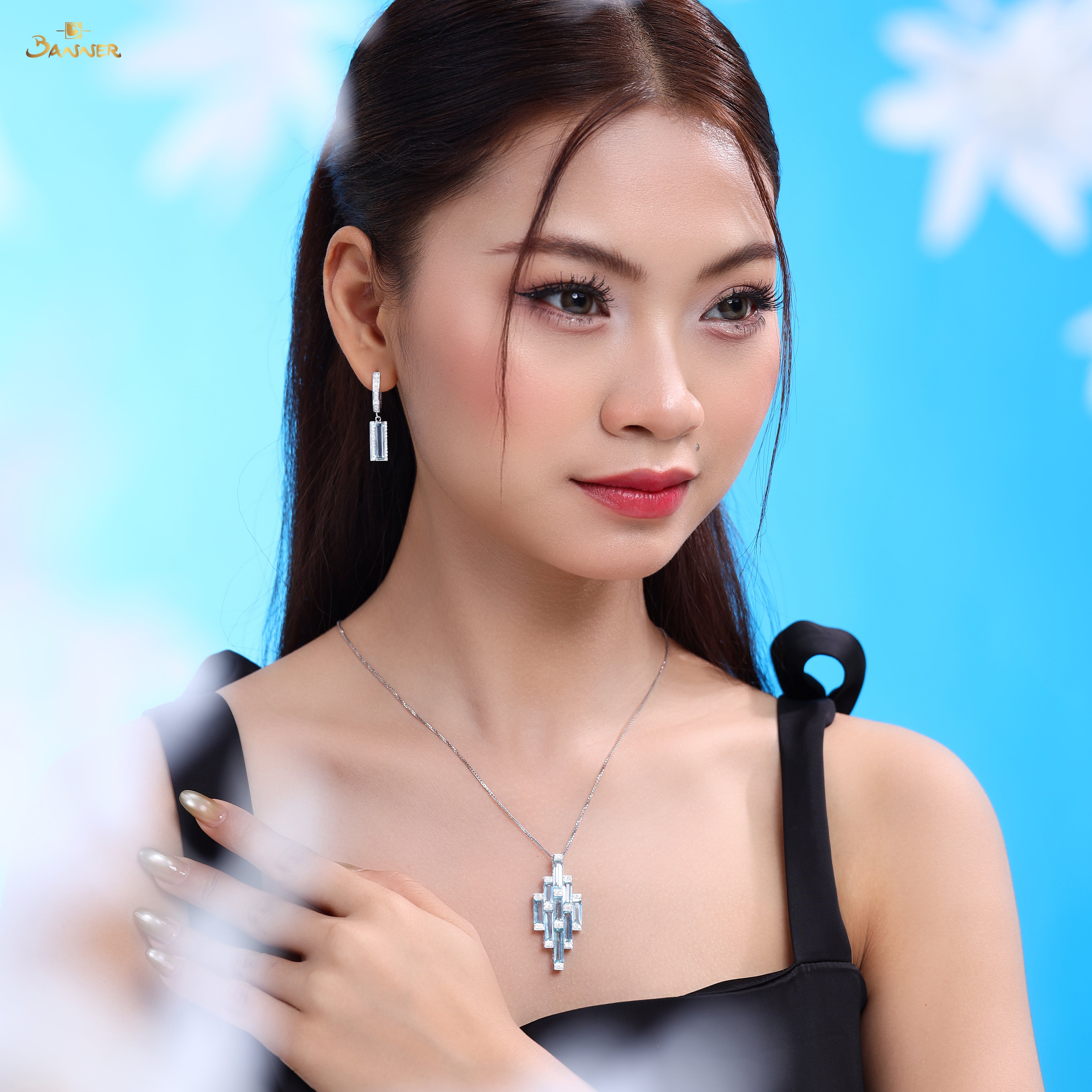Aquamarine and Diamond Icy Radiance Set