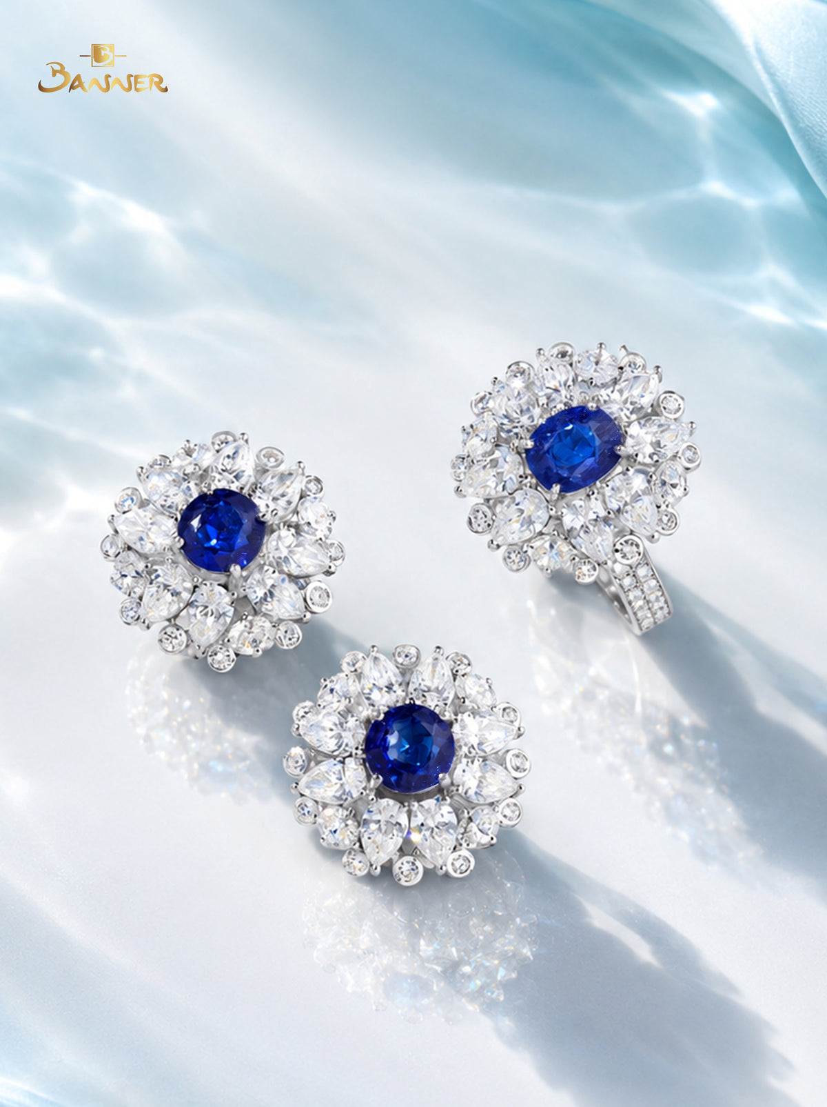Sapphire and Diamond Set