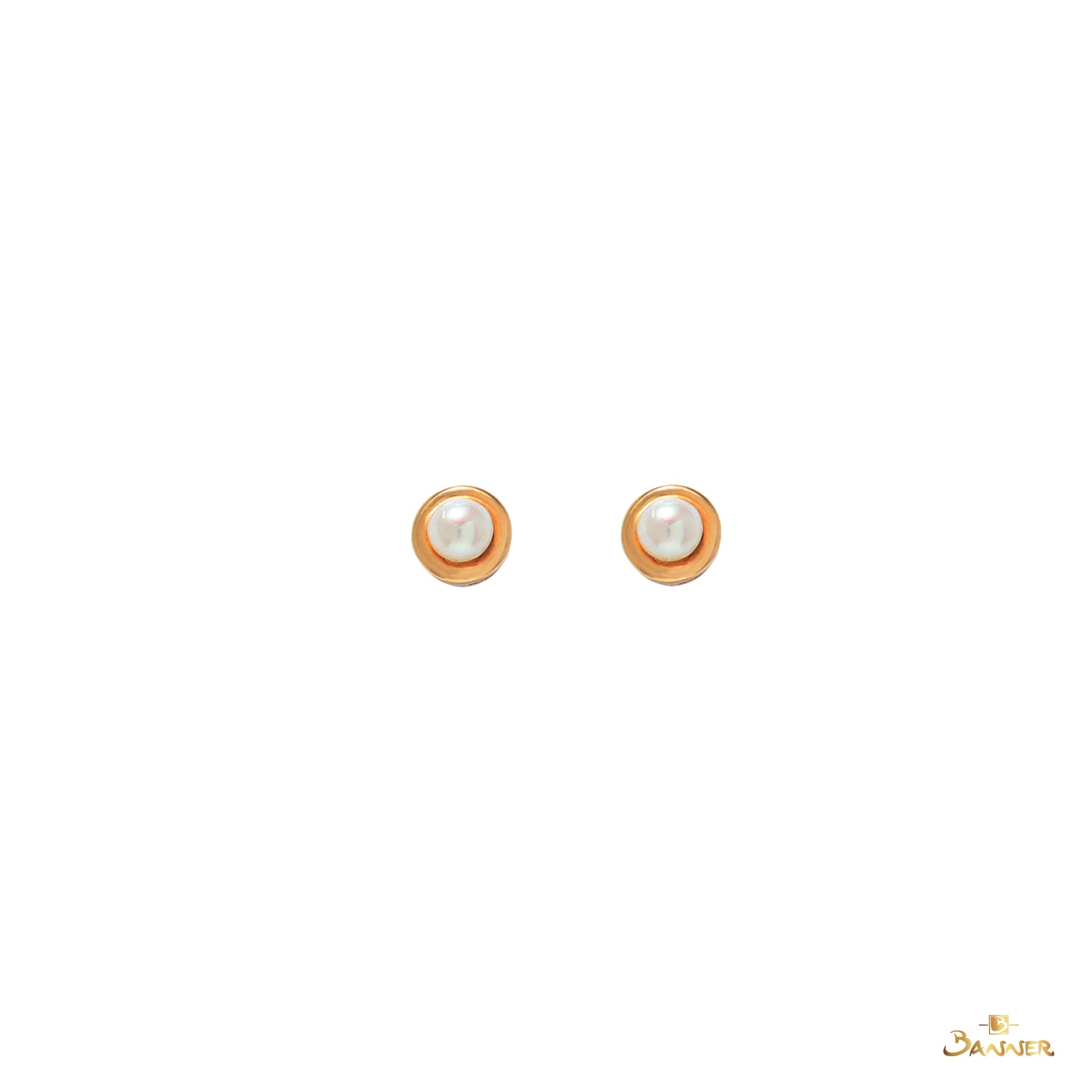 Pearl Solitaire Earrings