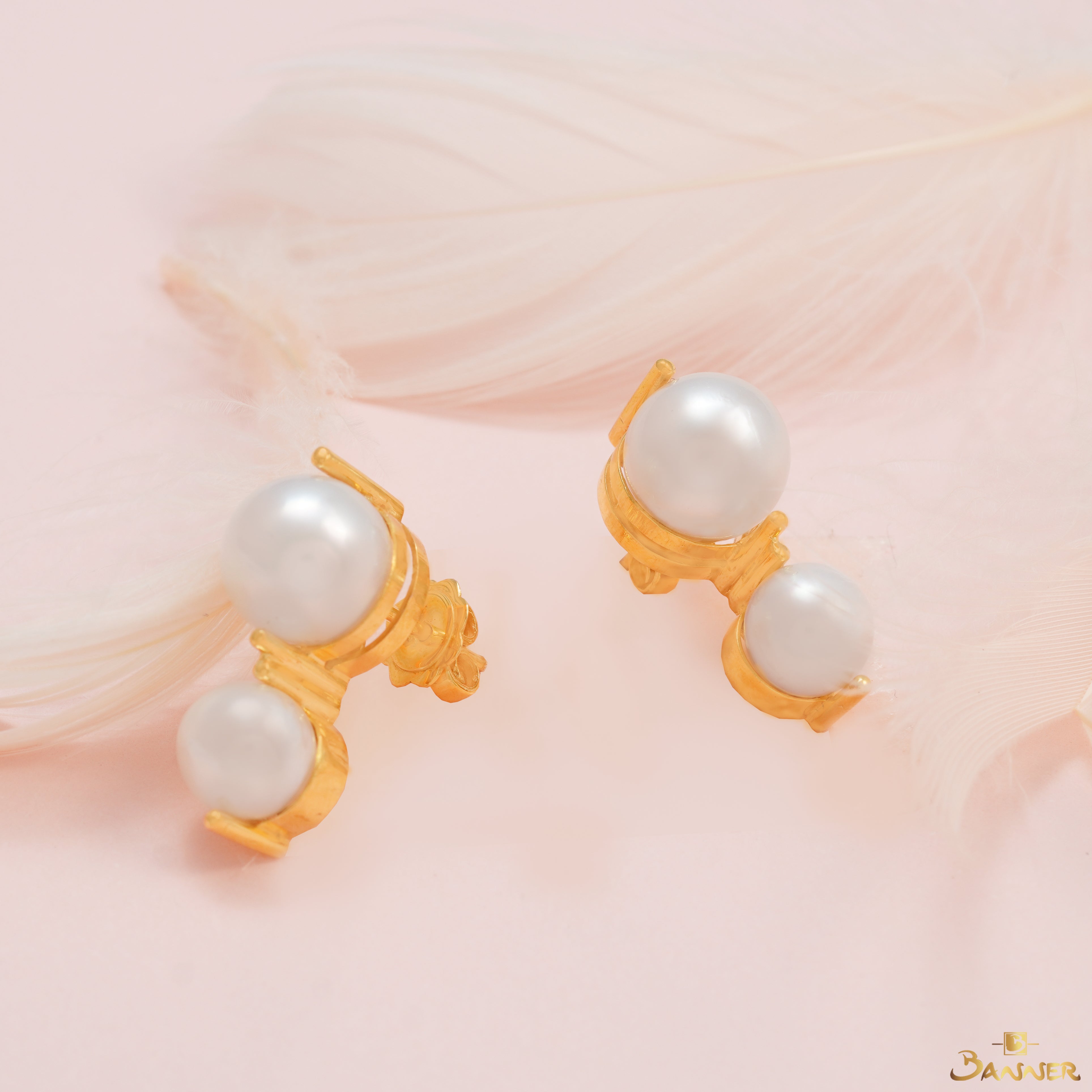 Pearl 2-step Earrings