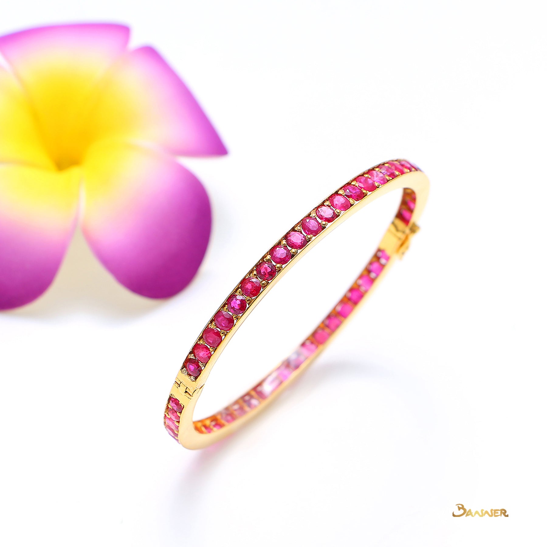 Ruby Tennis Bracelet