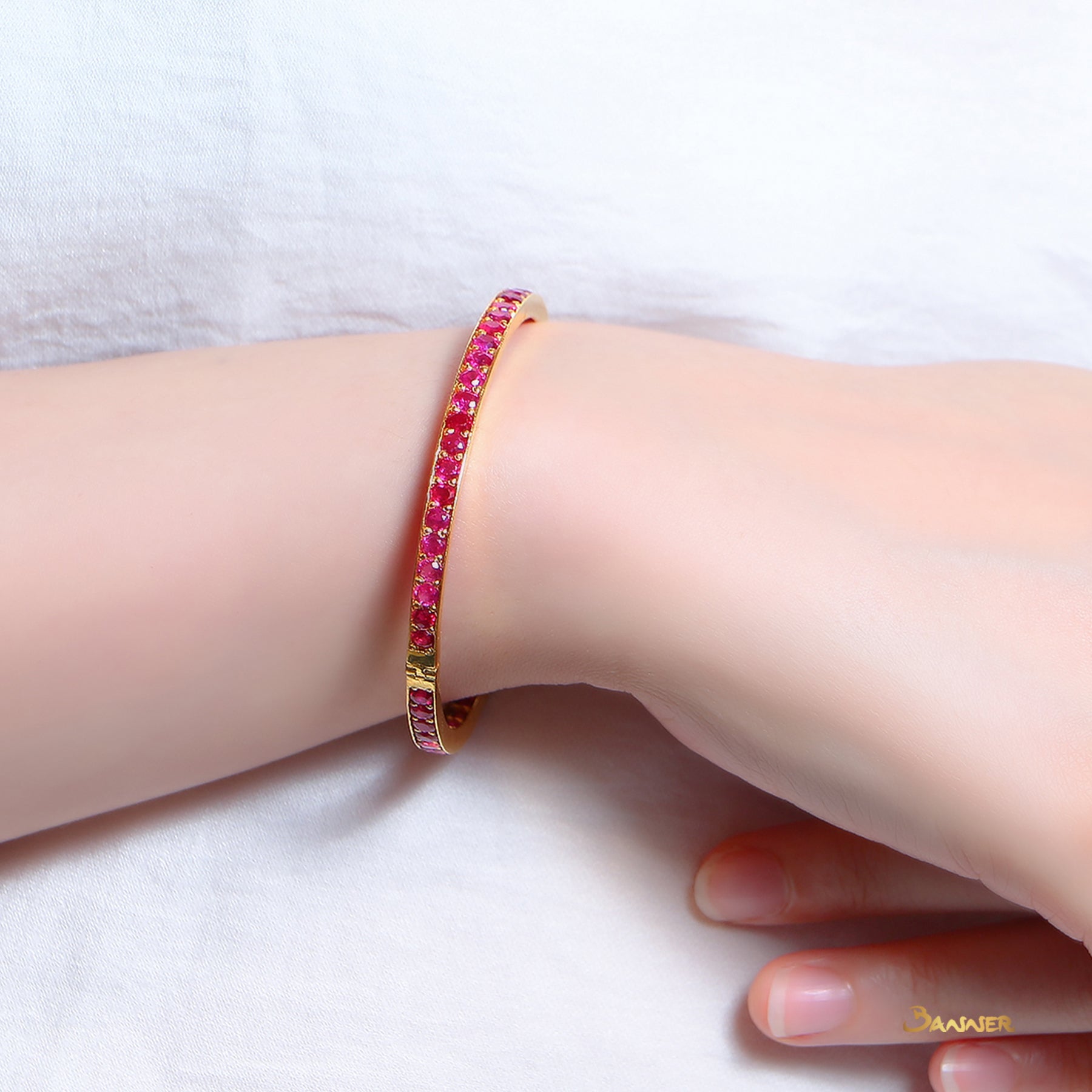 Ruby Tennis Bracelet