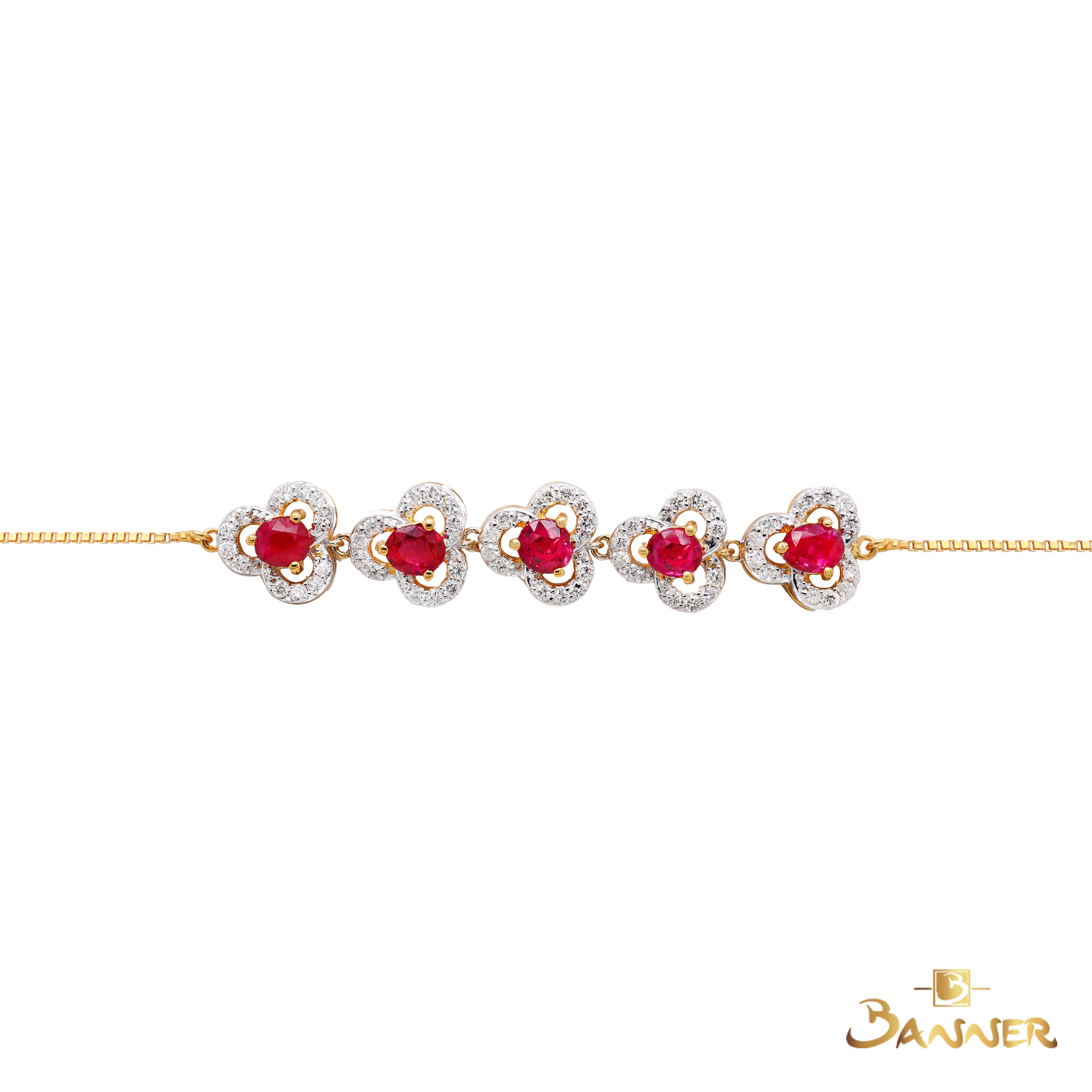 Ruby and Diamond Bracelet