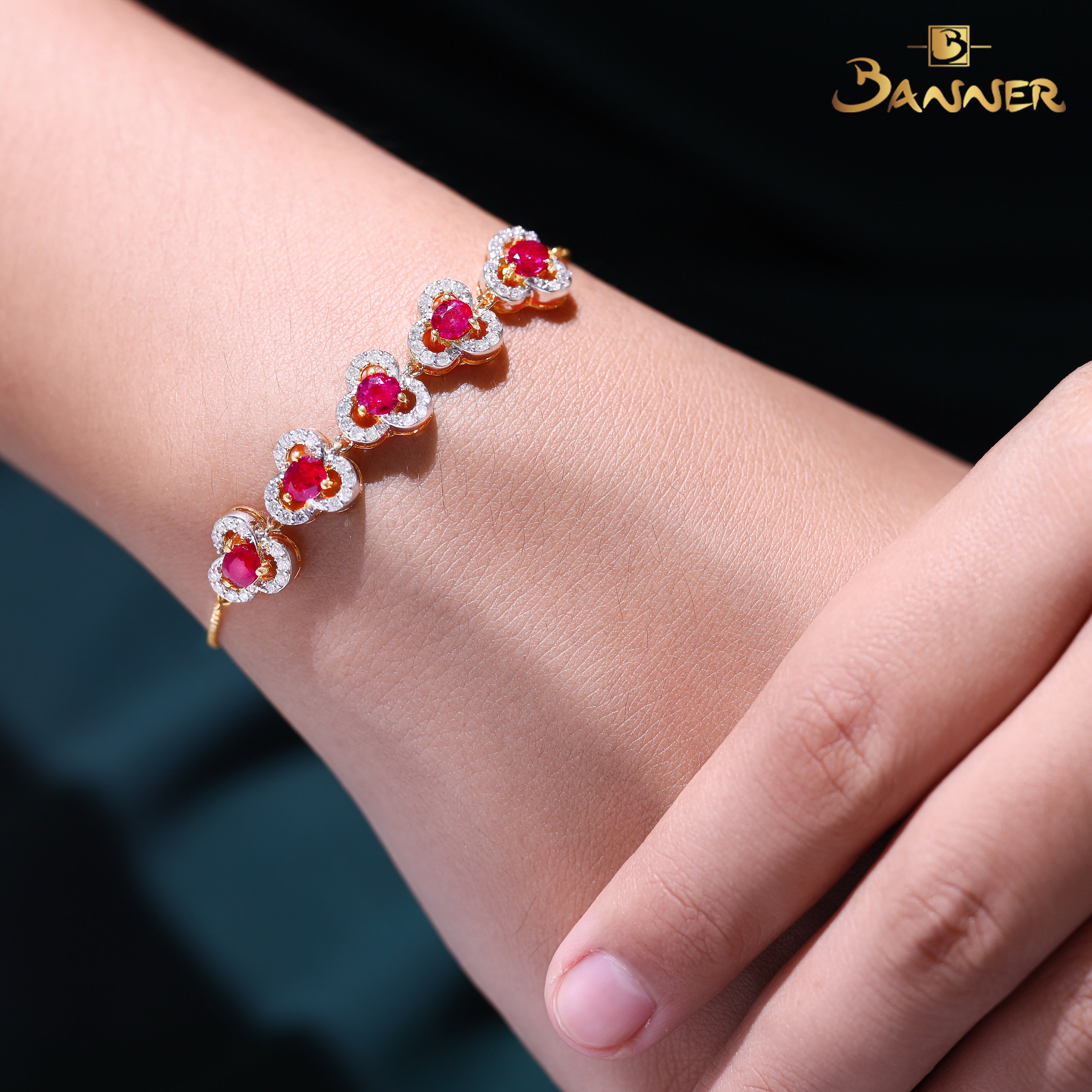 Ruby and Diamond Bracelet