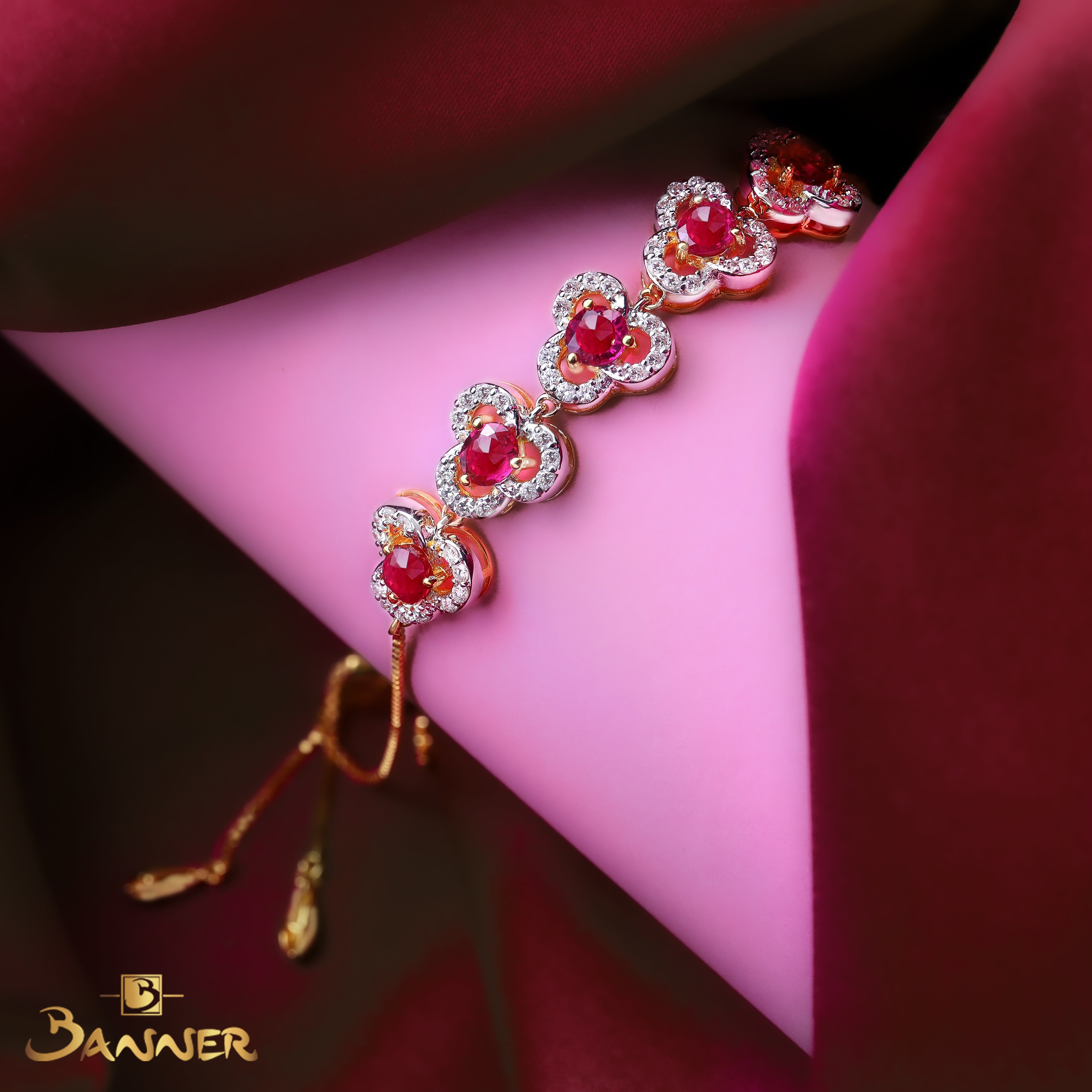 Ruby and Diamond Bracelet