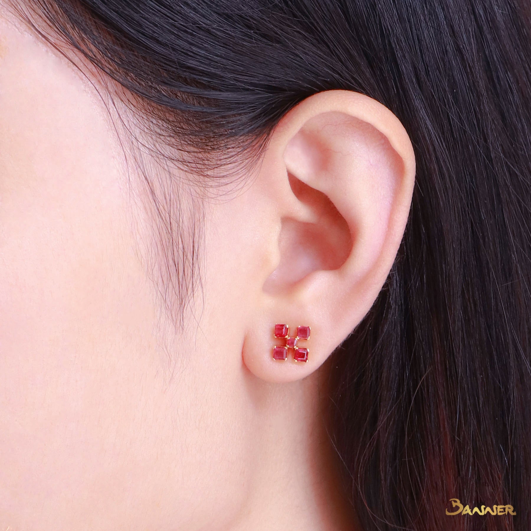 Ruby Earrings