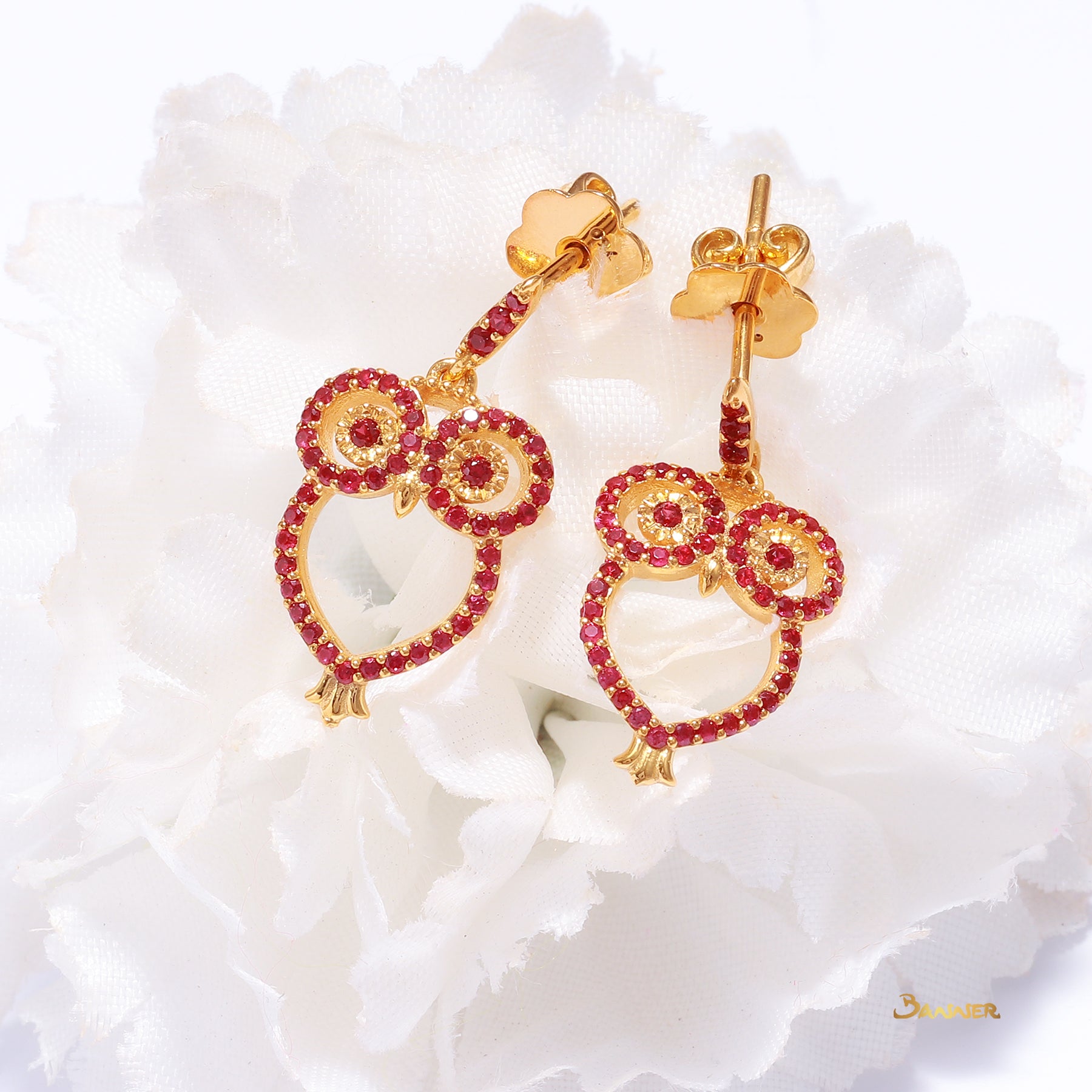 Ruby Zee-Kwat Earrings