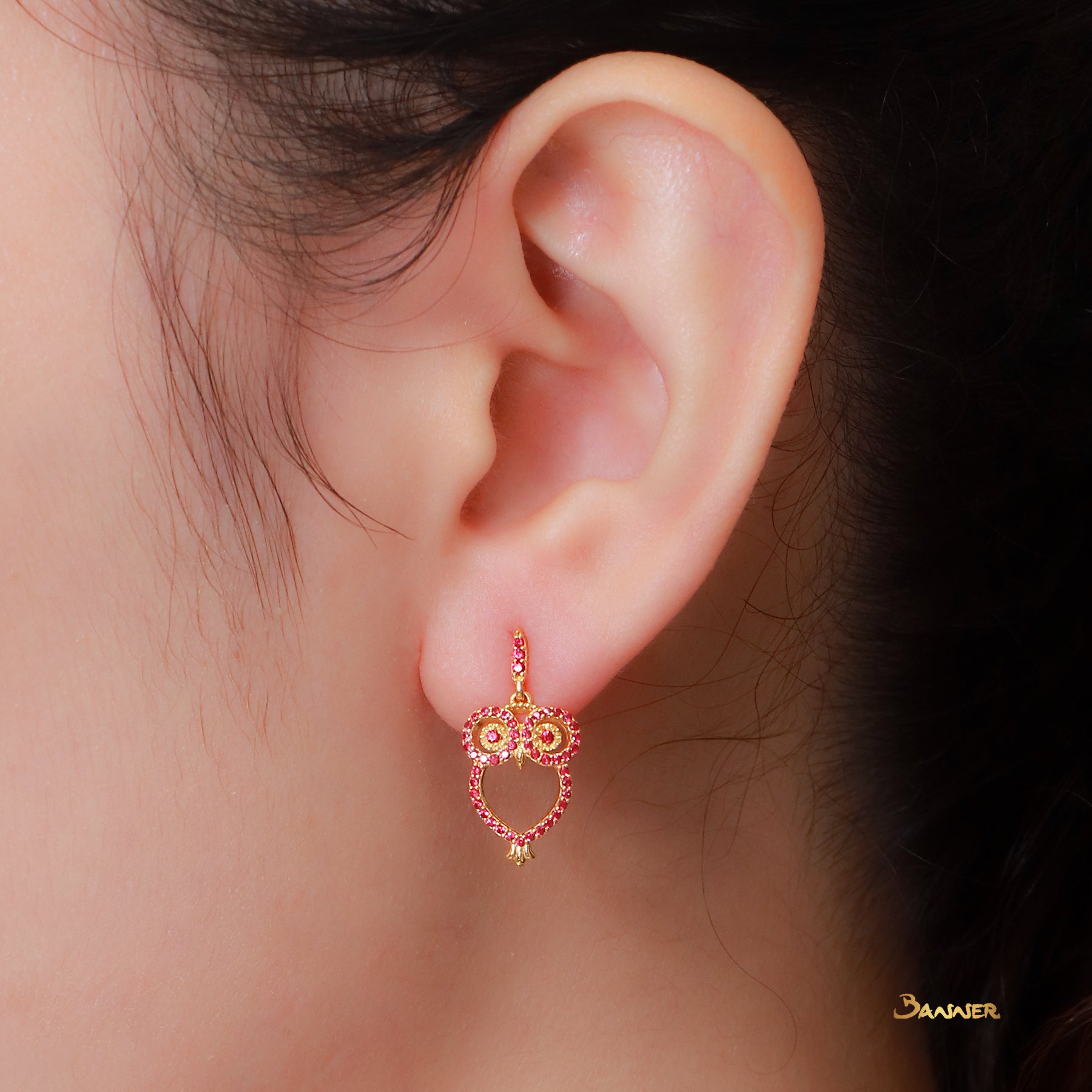 Ruby Zee-Kwat Earrings