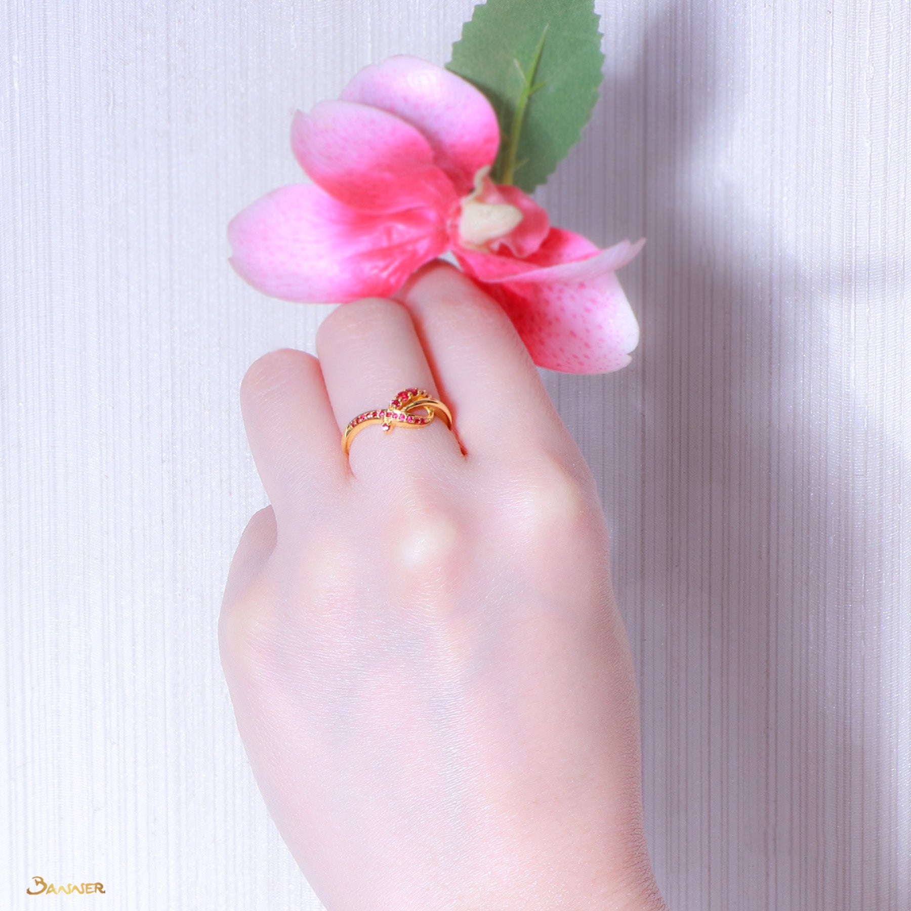 Ruby Infinity Ring