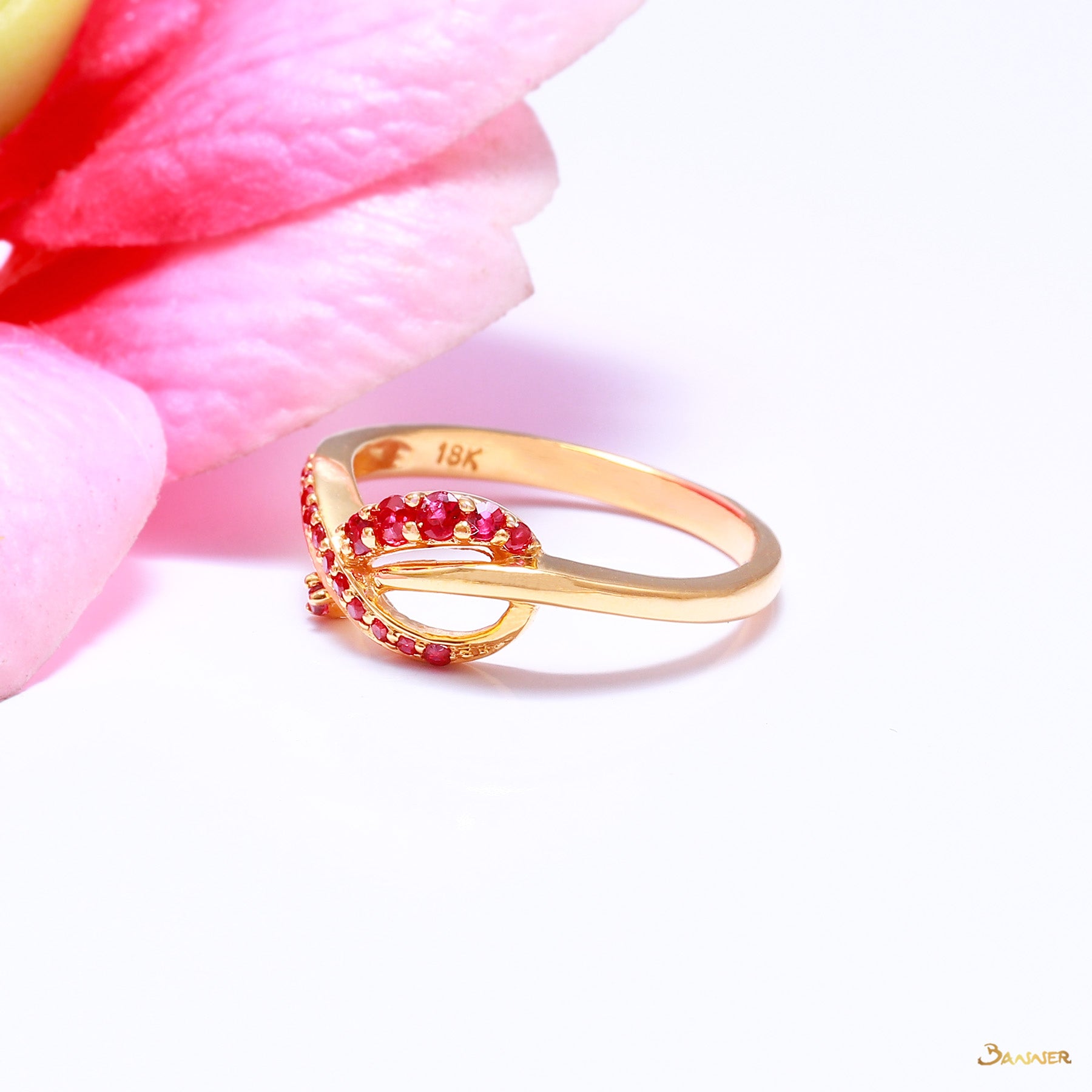 Ruby Infinity Ring