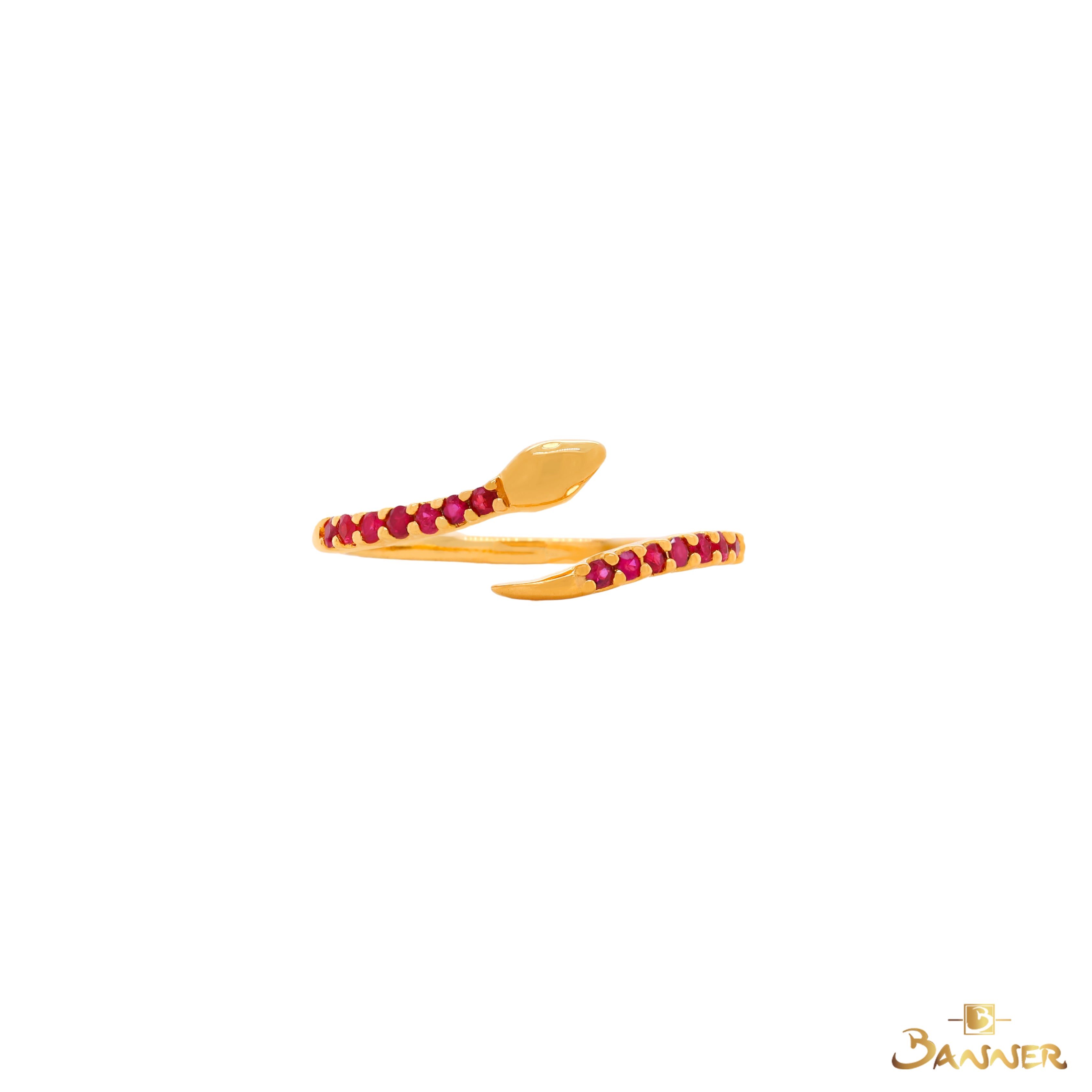 Ruby Viper Ring